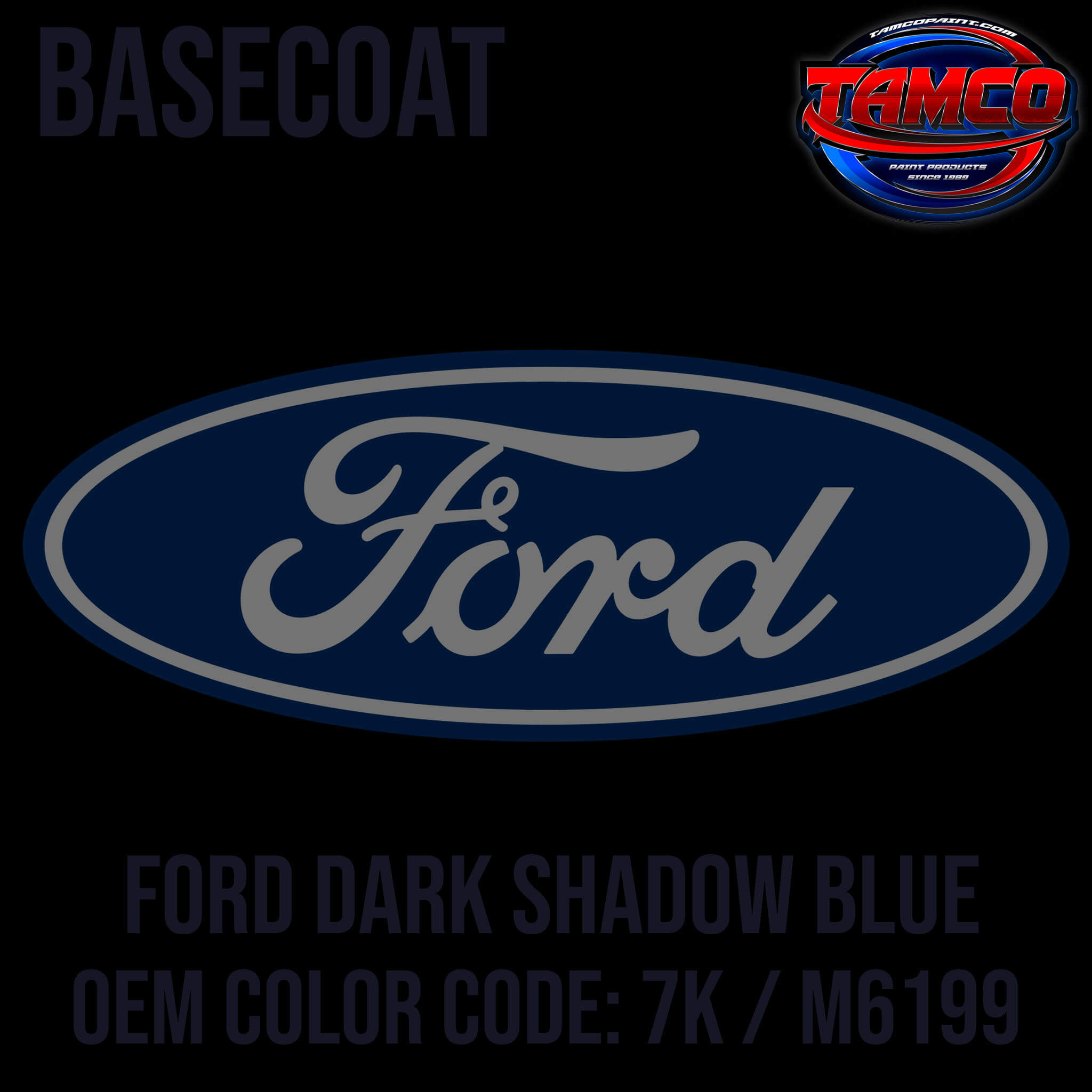 Ford Dark Shadow Blue Basecoat