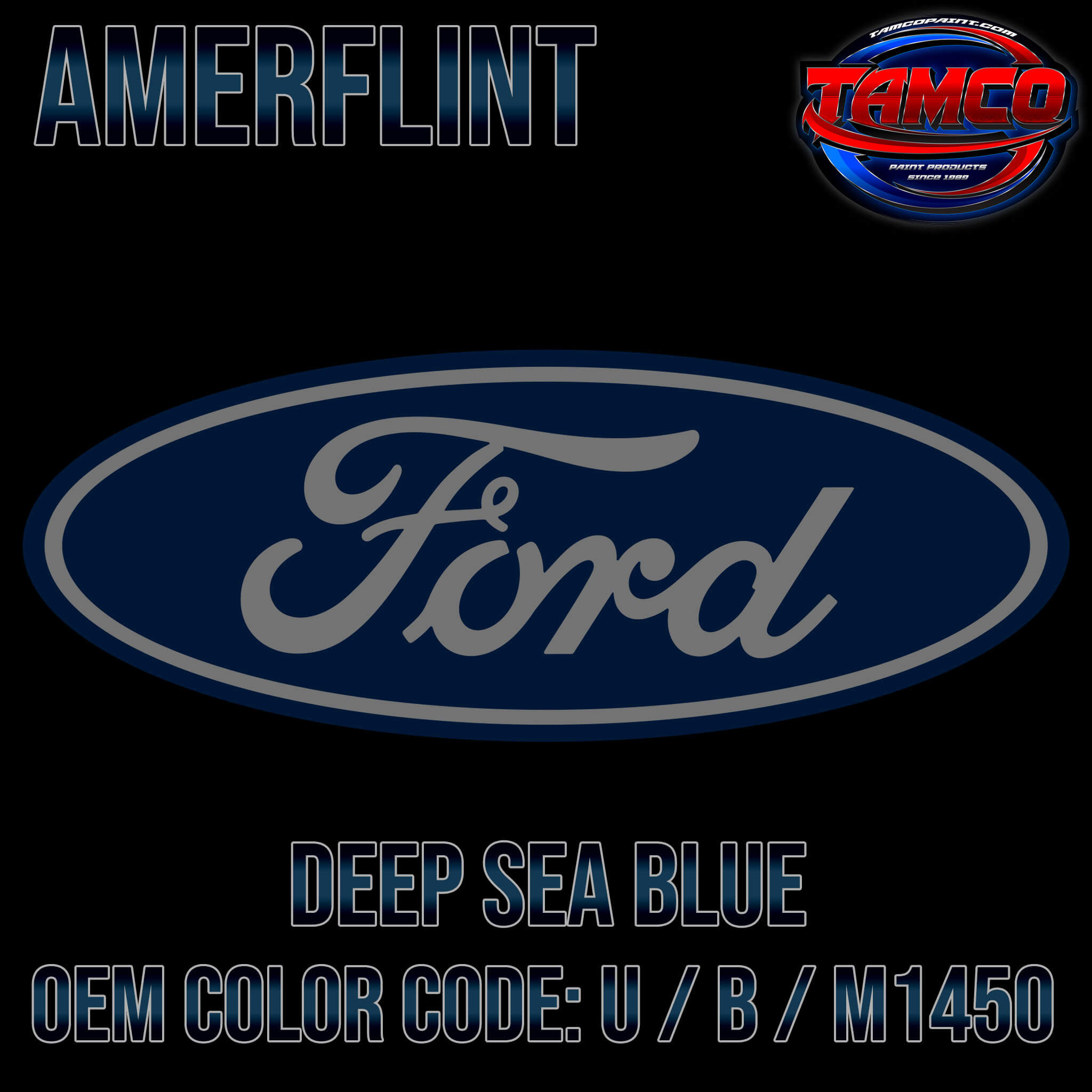 Tamco Paint Deep Sea Blue OEM Color Code: M1450 / 12478 - Amerflint