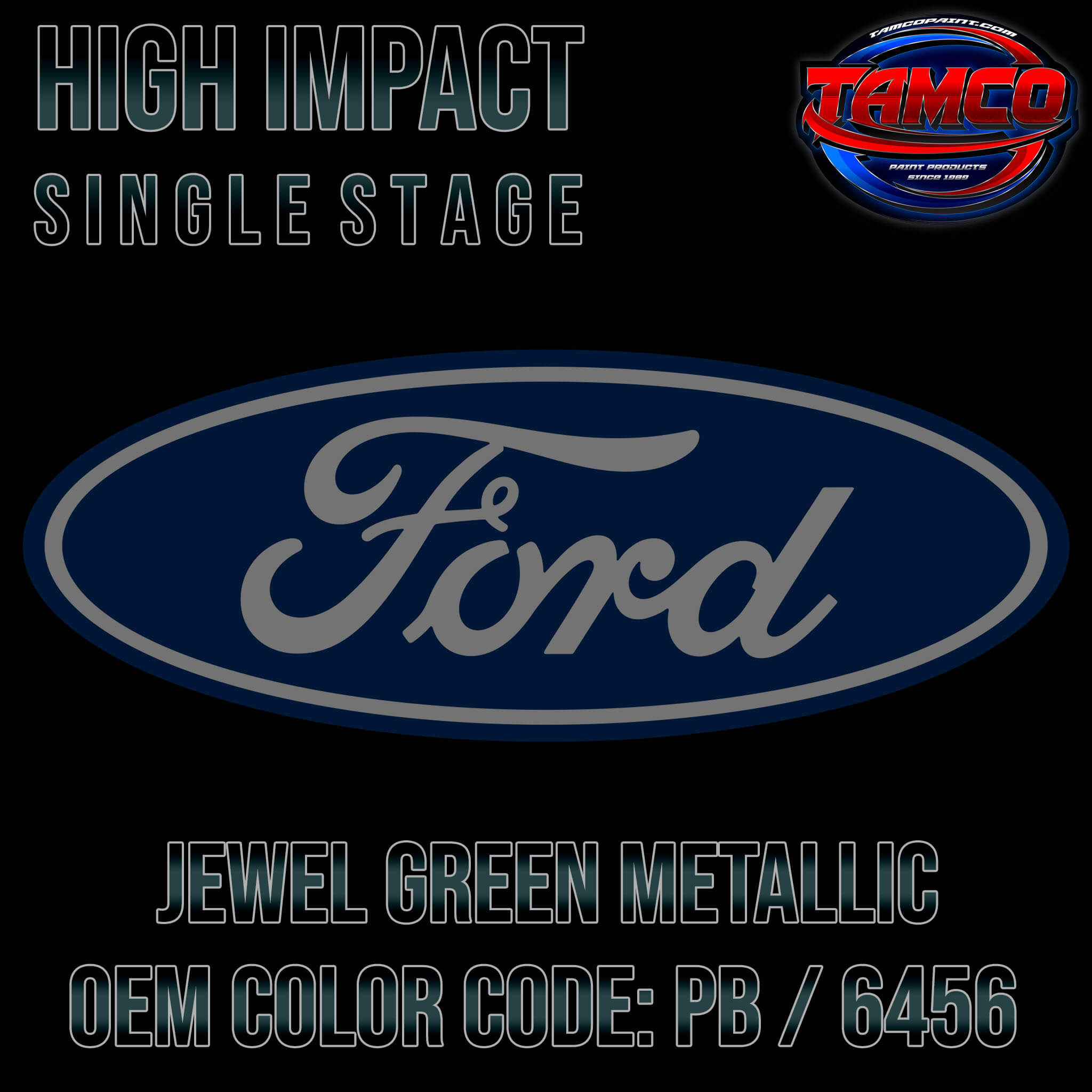 Ford Jewel Green | PB / 6456 | 1991-2015 | OEM High Impact Single Stag