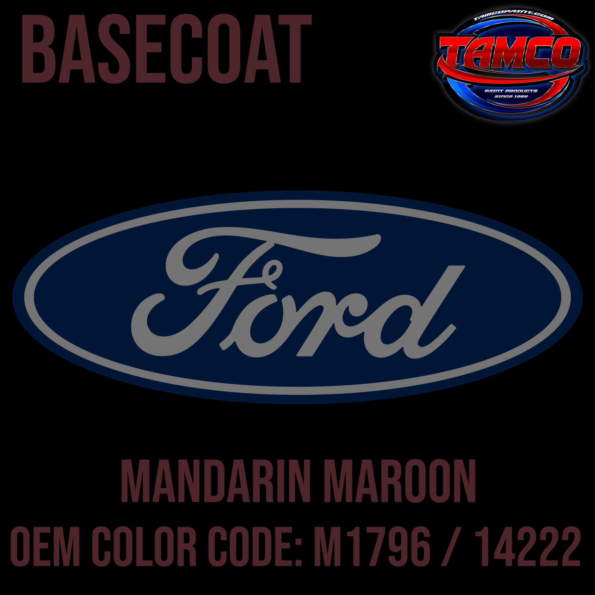 Mandarin Maroon OEM Basecoat