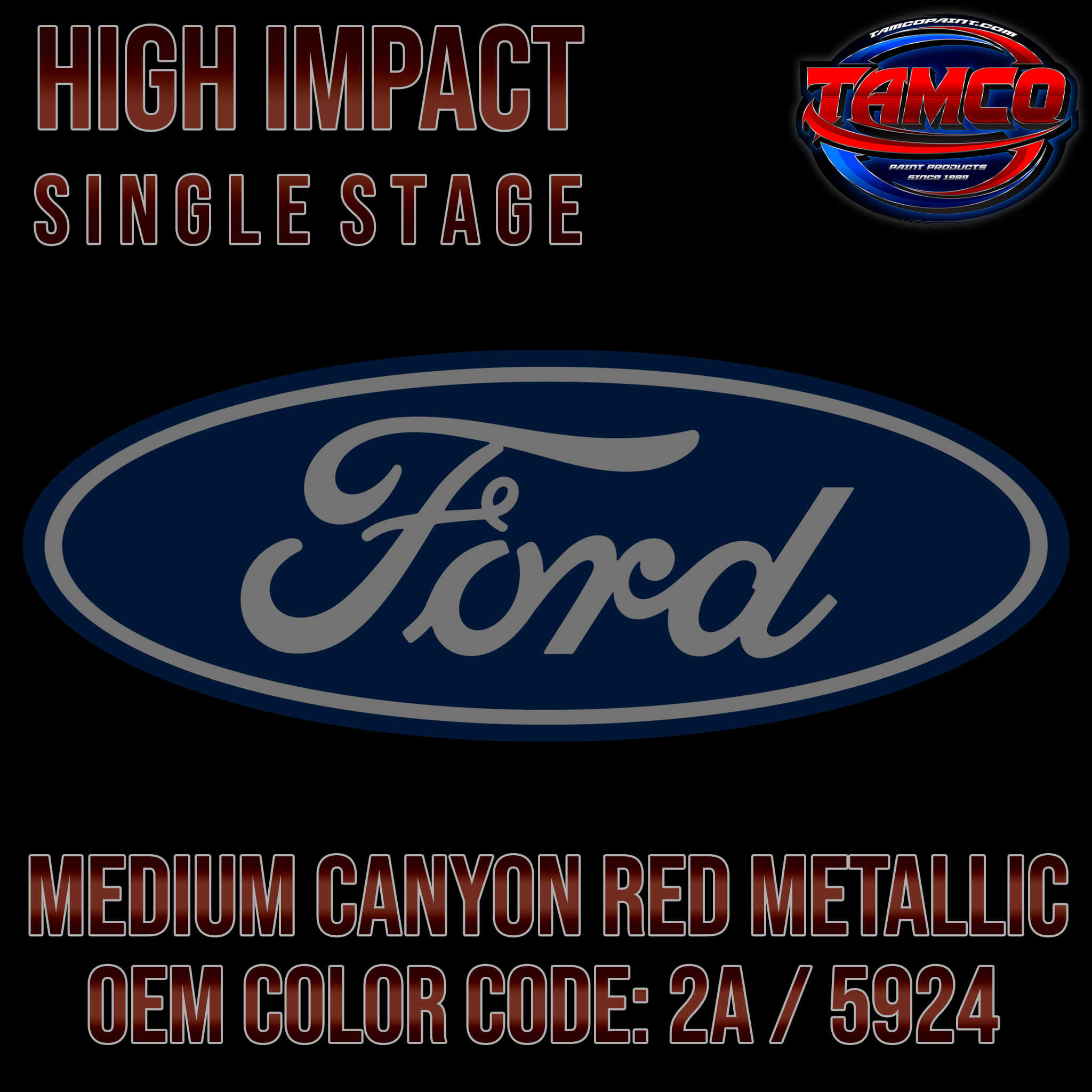 Ford Medium Canyon Red Metallic