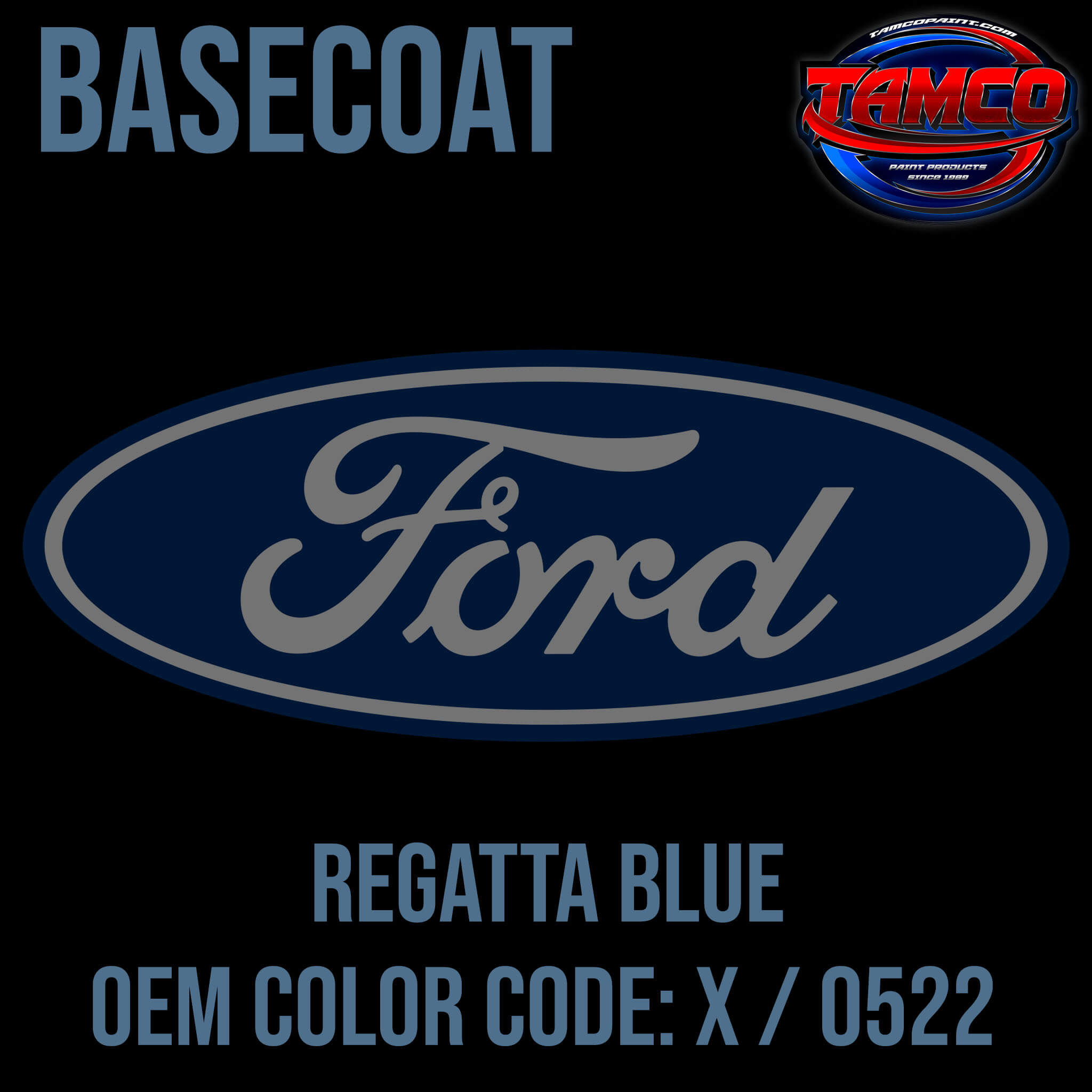 Ford Regatta Blue OEM Basecoat