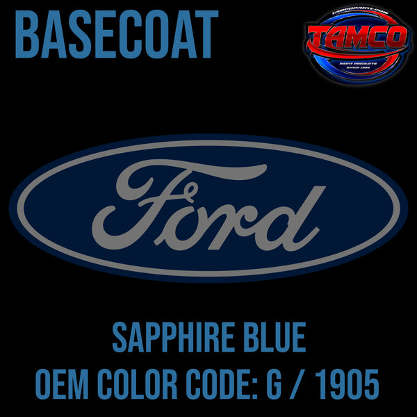Ford Sapphire Blue | G / 1905 | 1966 | OEM Basecoat
