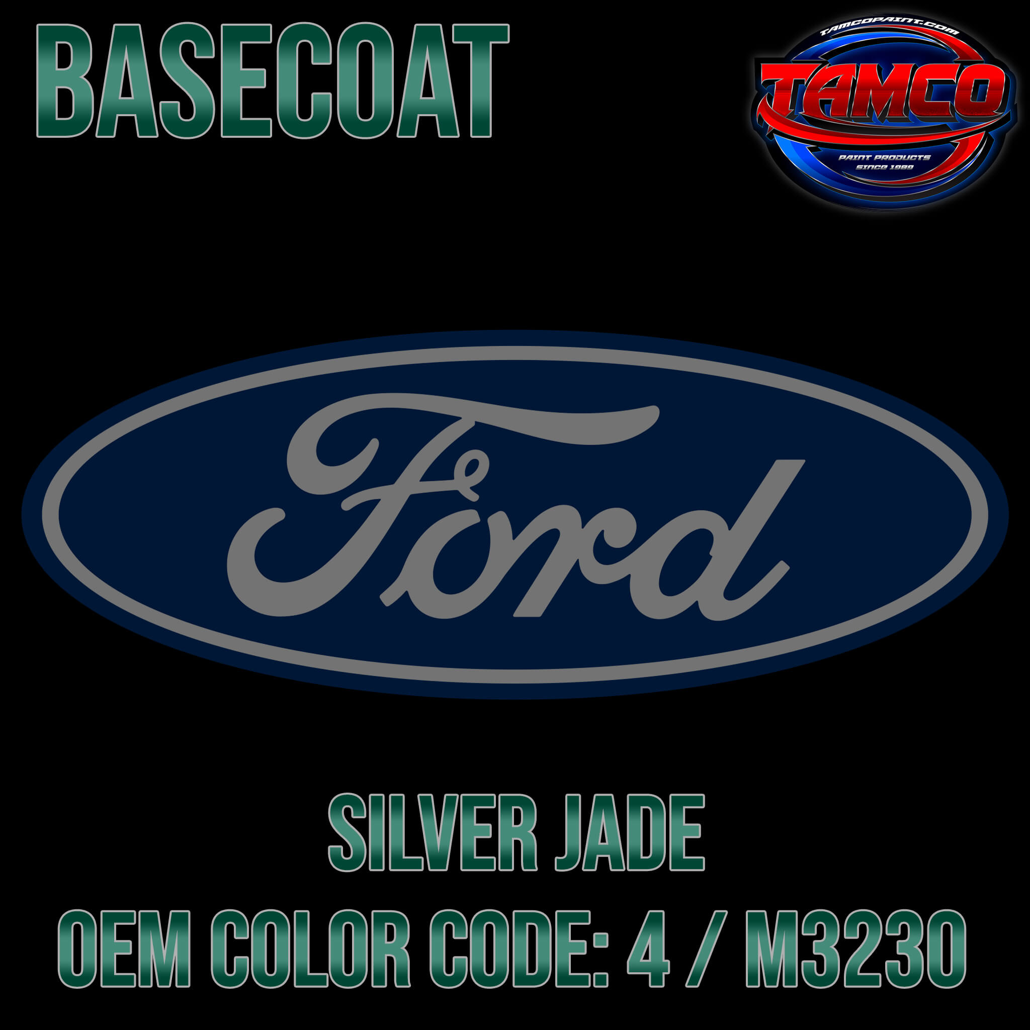 Ford Silver Jade OEM Basecoat