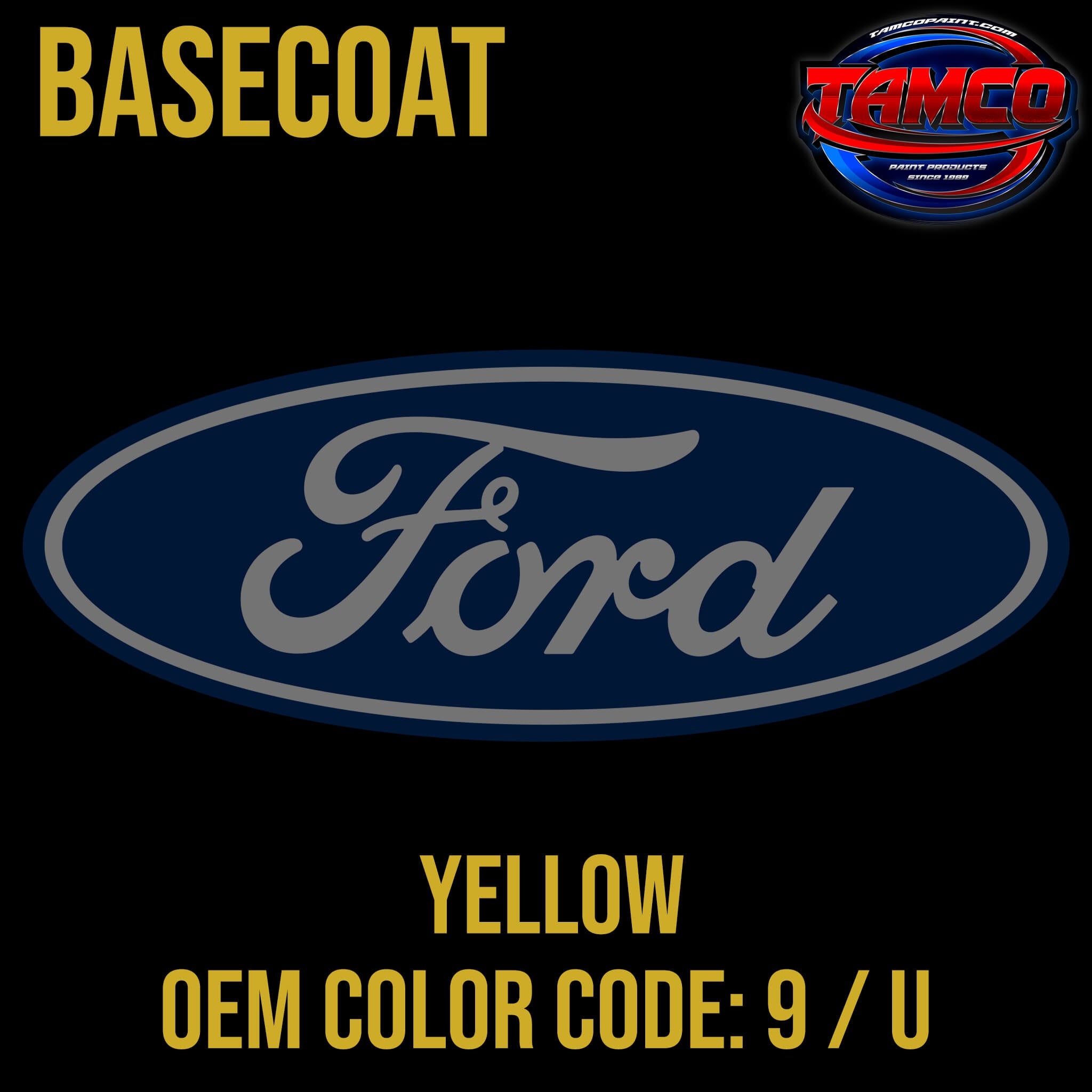 FORD YELLOW OEM BASECOAT