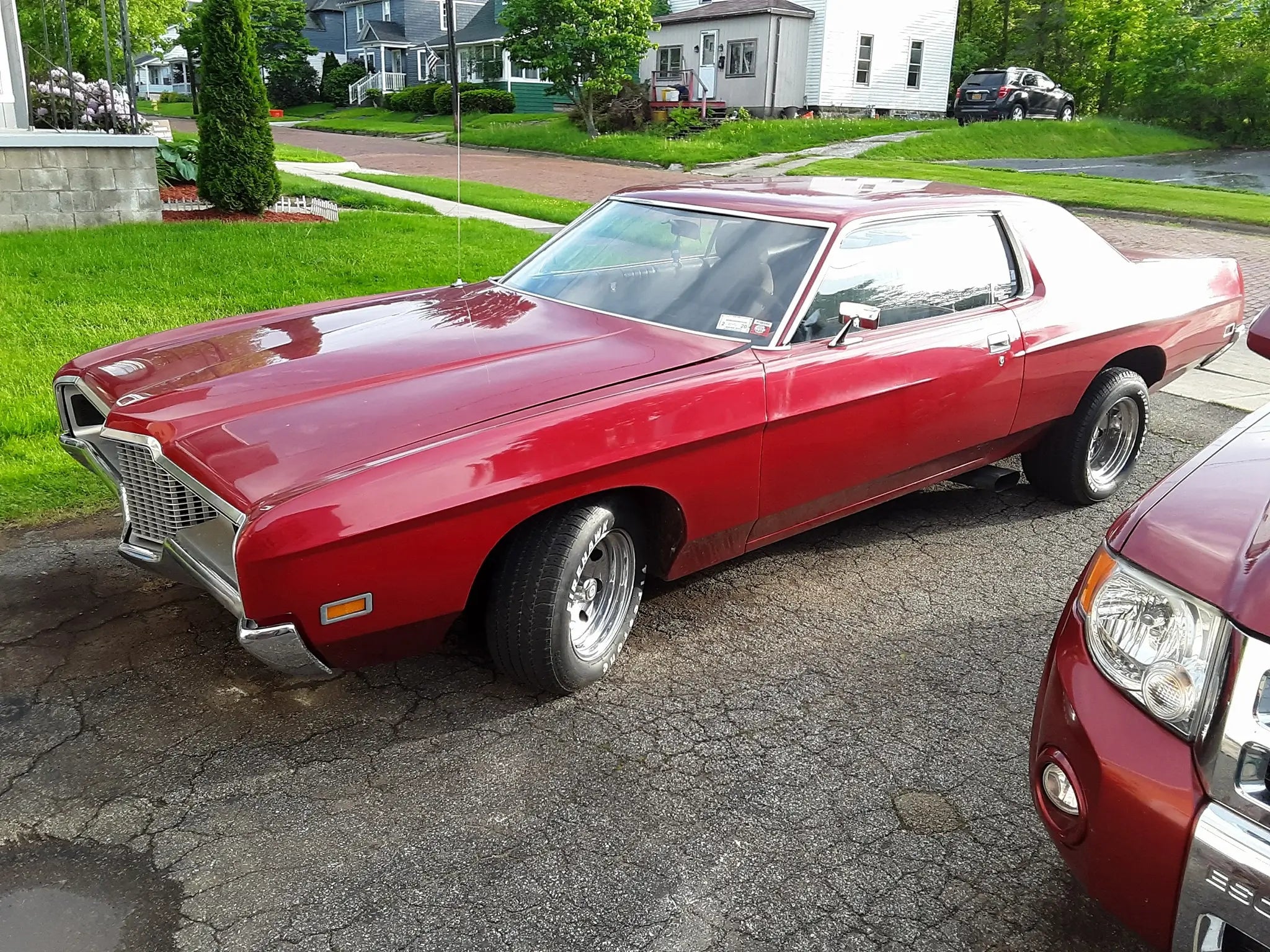 Tamco Paint Ford Candy Red Pearl on 1971 Ford Galaxie 500