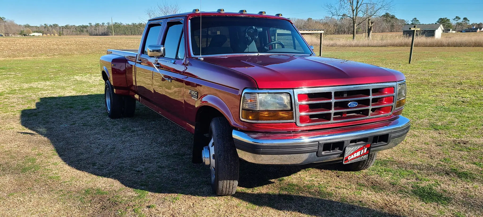 Tamco Paint Ford Toreador Red on 1997 Ford F350 XLT