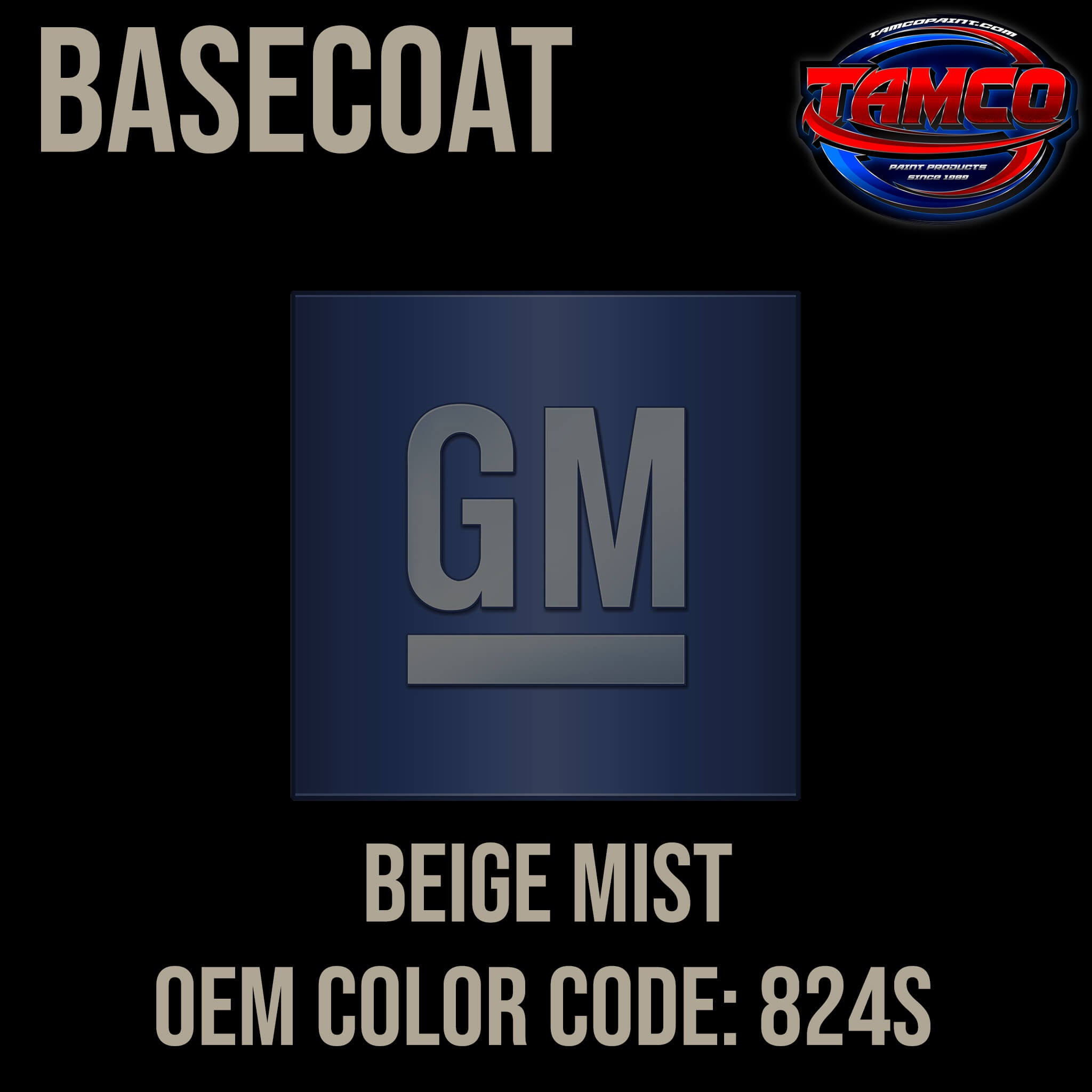 GM BEIGE MIST OEM BASECOAT