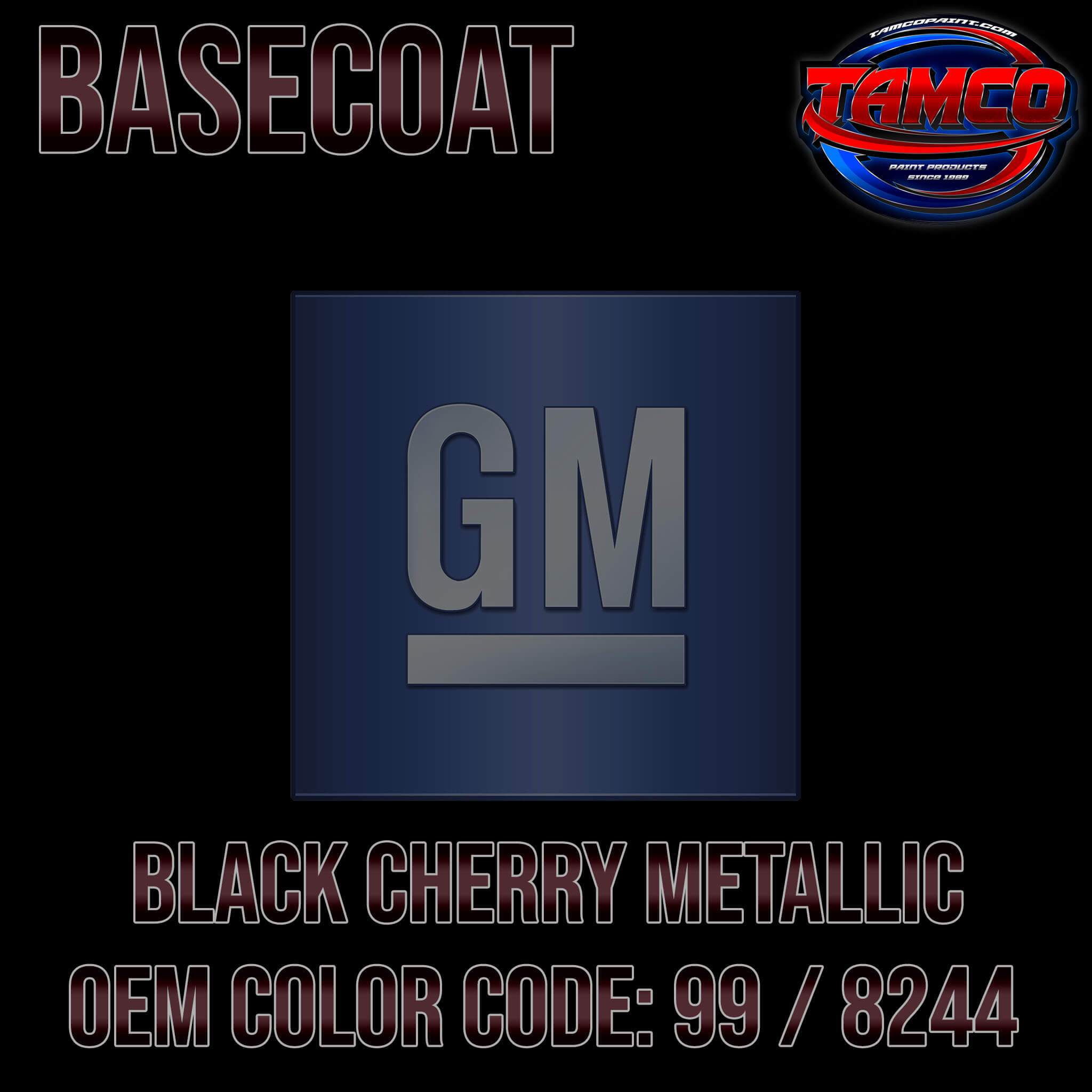 GM BLACK CHERRY METALLIC OEM BASECOAT
