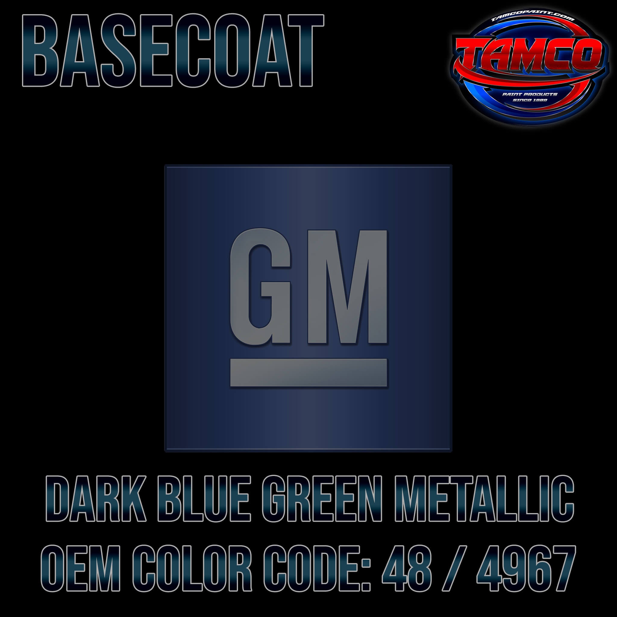 Dark Blue Green OEM Basecoat