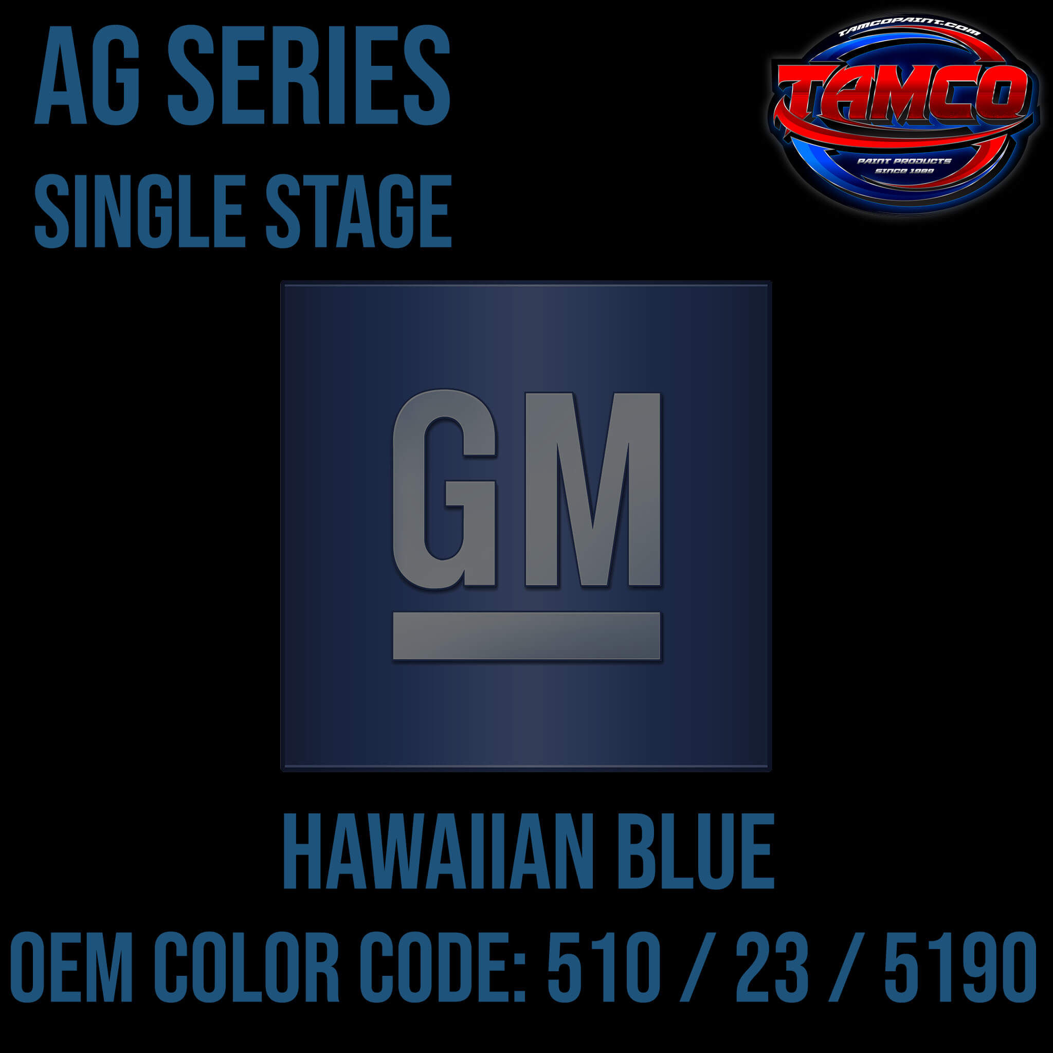 GM HAWAIIAN BLUE
