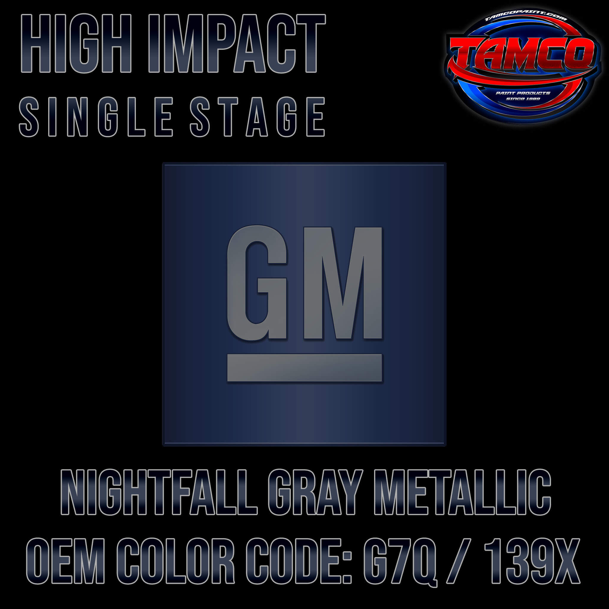 GM Nightfall Gray Metallic