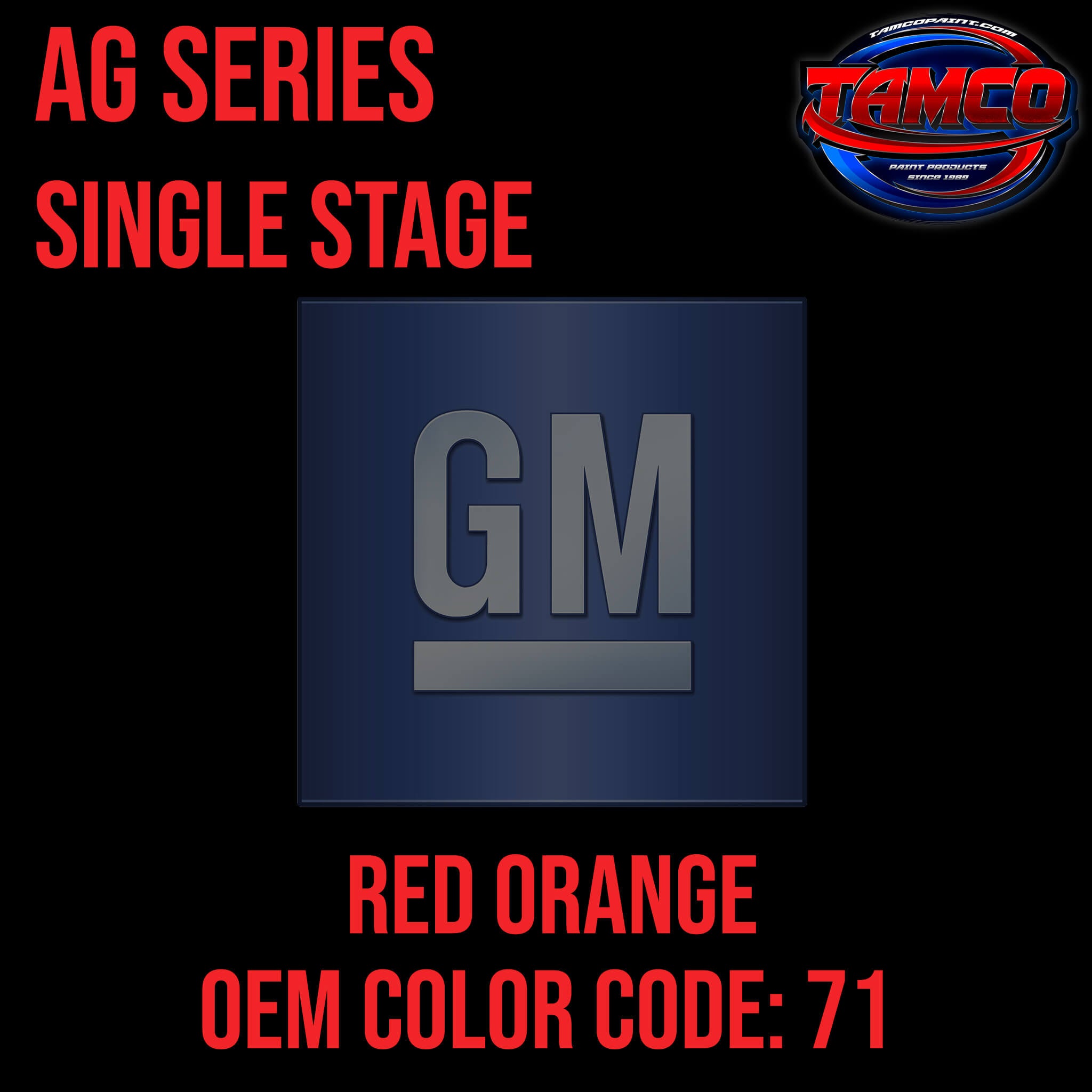 GM RED ORANGE