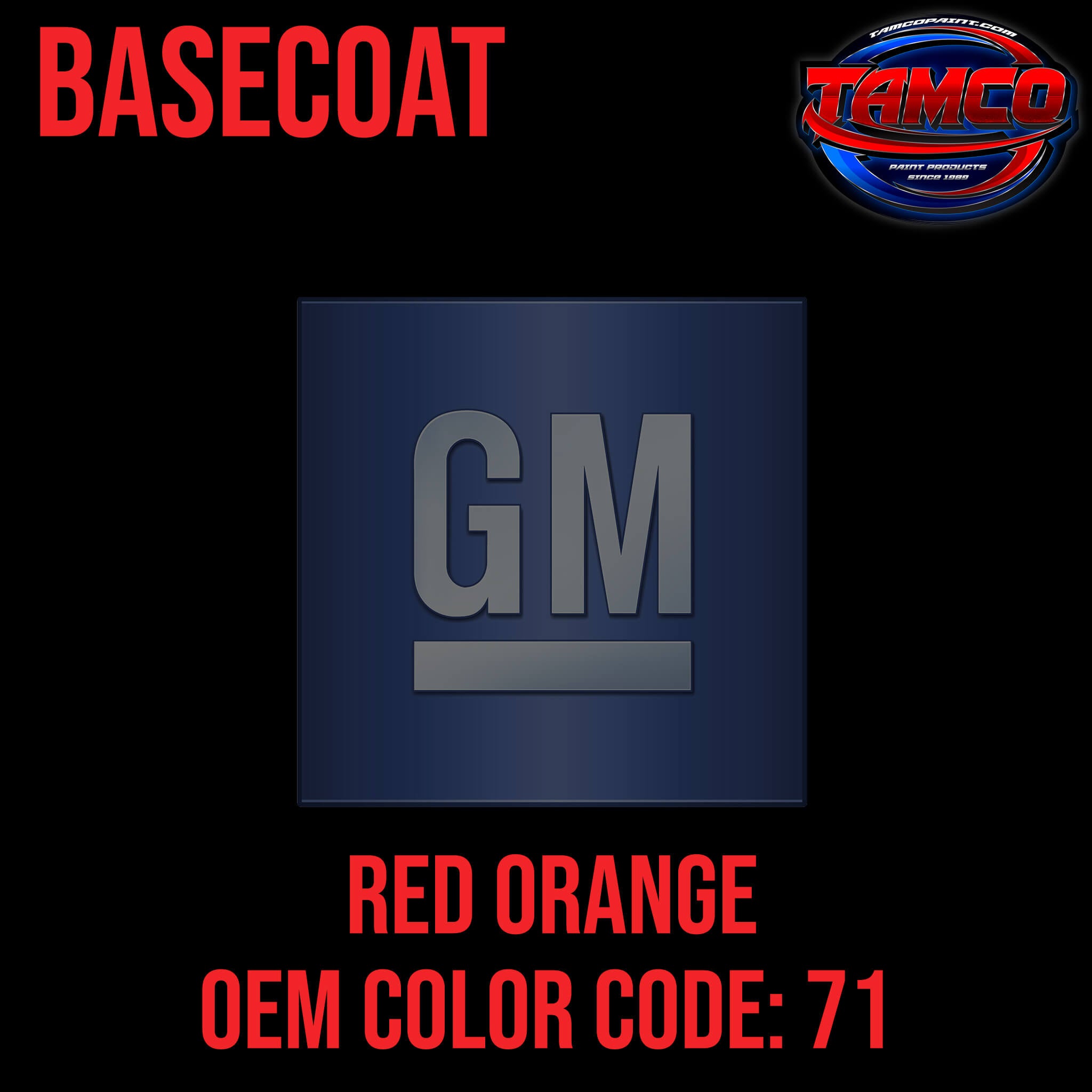 Red Orange OEM Basecoat