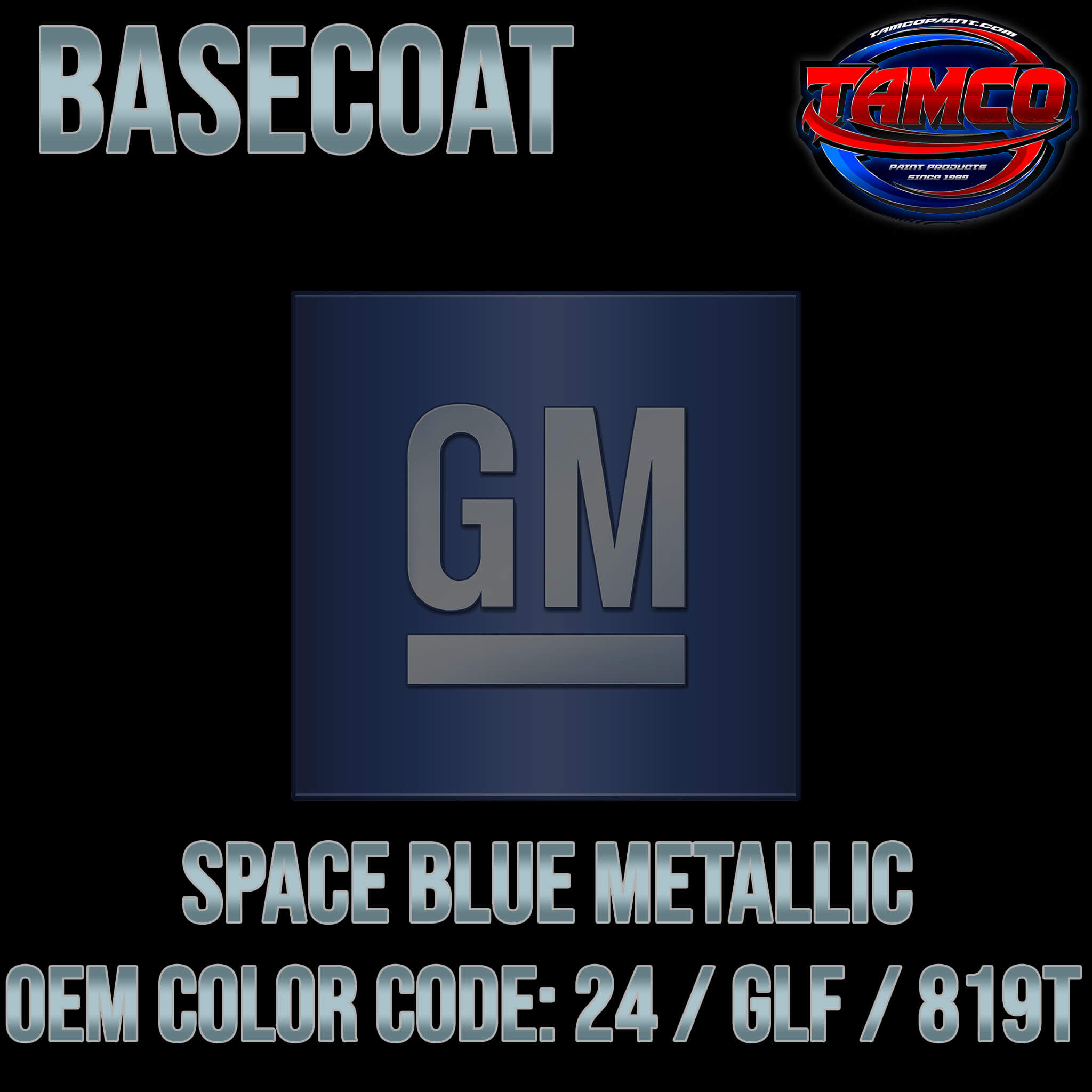 GM Space Blue Metallic OEM Basecoat