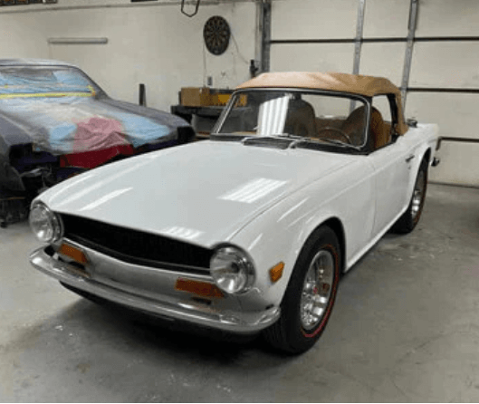 Tamco Paint GM Olympic White in Triumph TR6