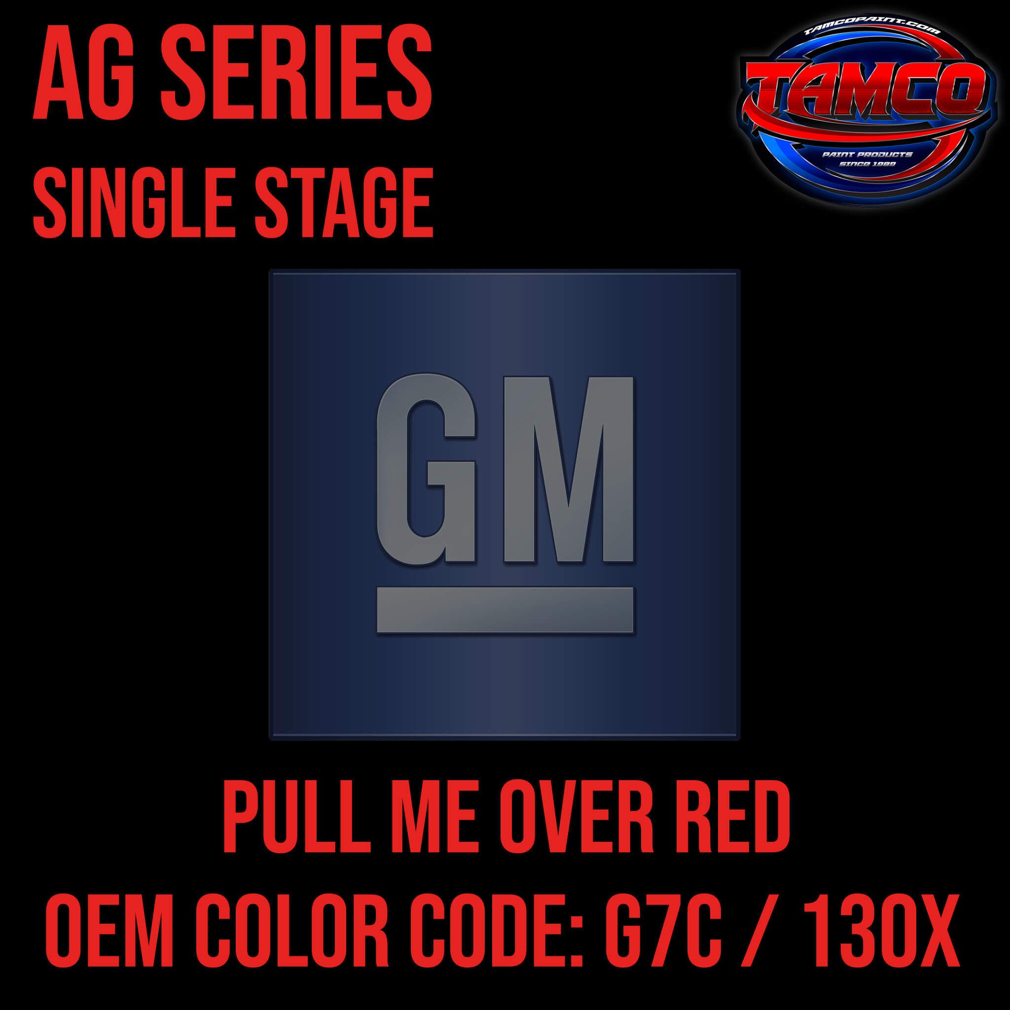 GM PULL ME OVER RED