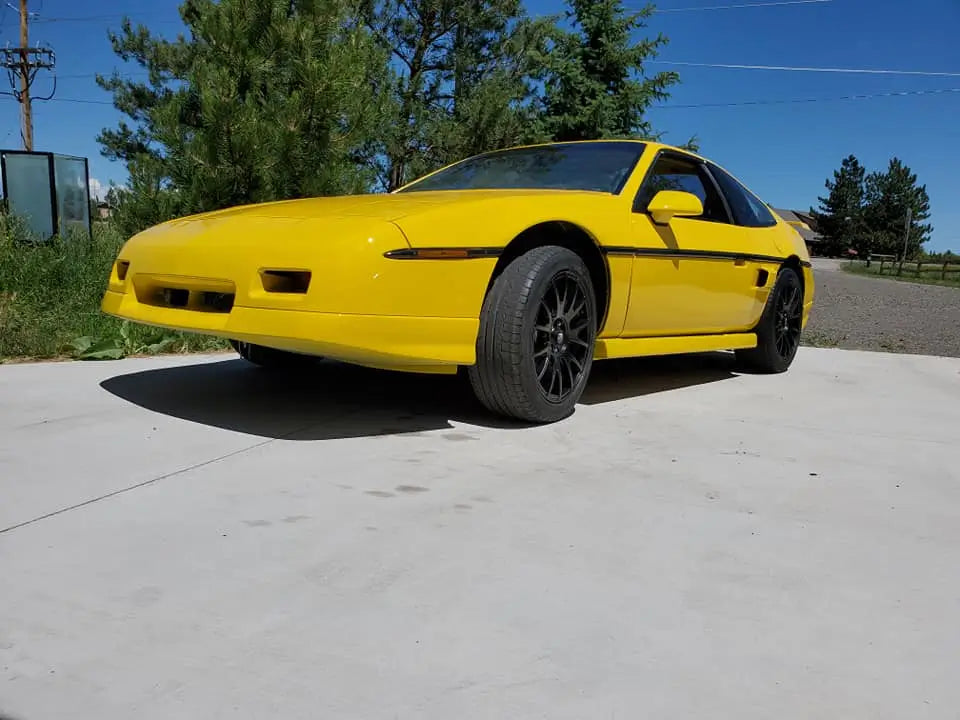 Tamco Paint GM Rally Yellow on 1988 Pontiac Fiero