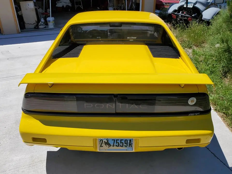 Tamco Paint GM Rally Yellow on 1988 Pontiac Fiero
