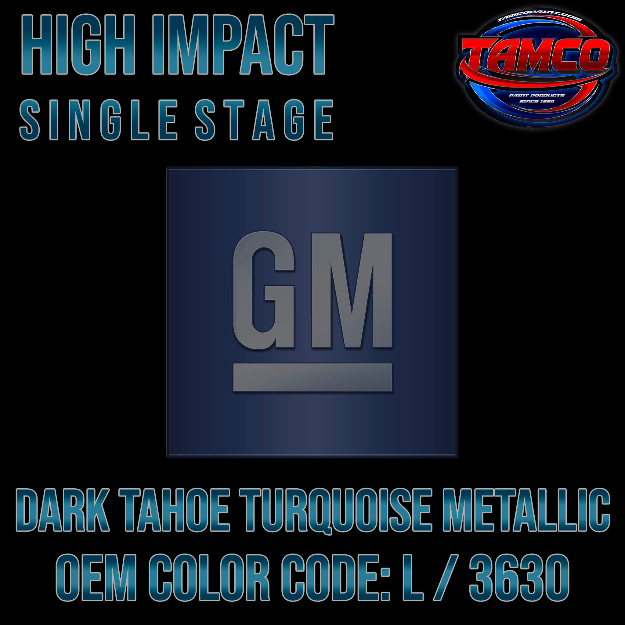 GM Dark Tahoe Turquoise Metallic