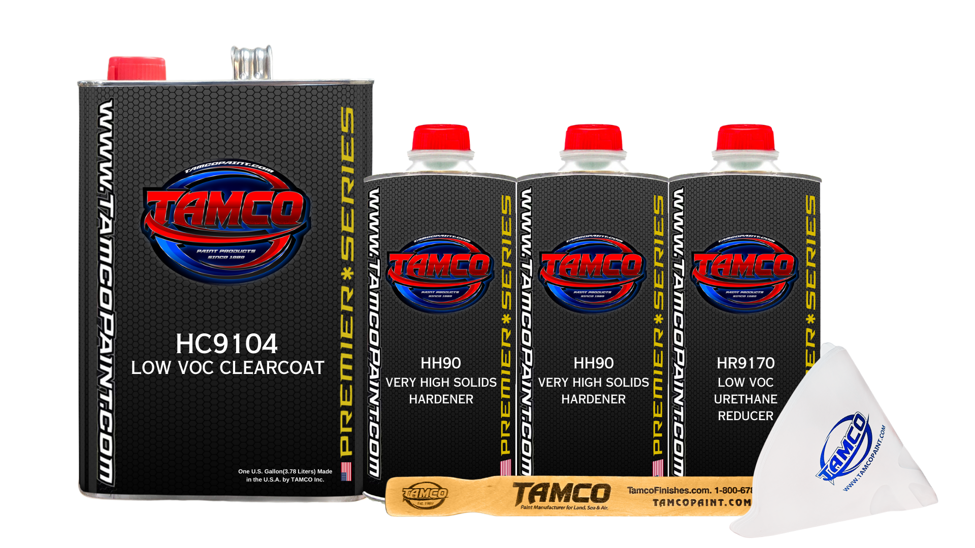 Tamco Paint HC9104 Low Voc Clearcoat with HR9170 Low Voc Urethane Reducer