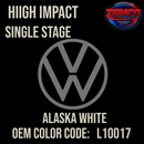 Tamco Paint Volkswagen Alaska White Code L10017 OEM High Impact Series Single Stage