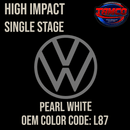 Tamco Paint Volkswagen Pearl White  Code L87 OEM High Impact Series Single Stage