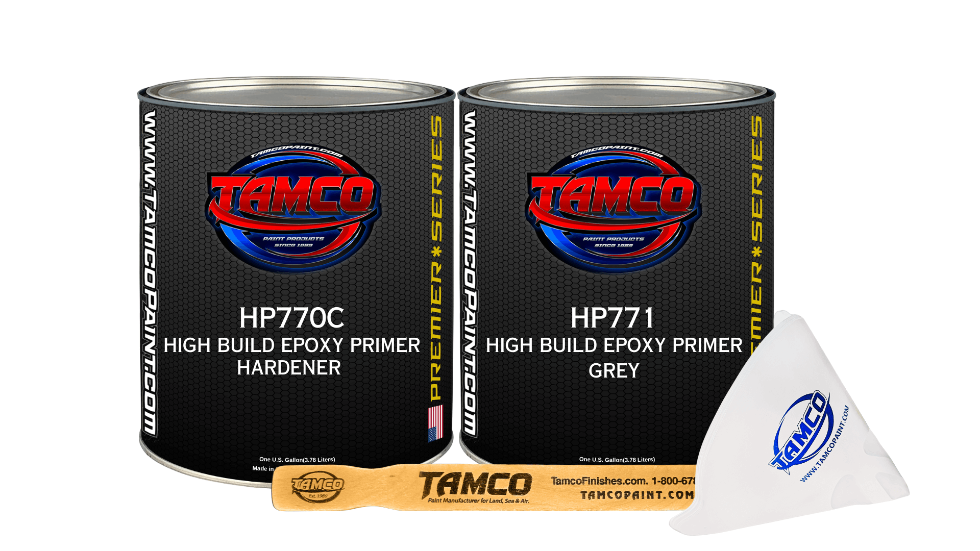 Tamco Paint HP770C High Build Epoxy Primer Hardener / HP771 High Build Epoxy Primer Grey Gallon
