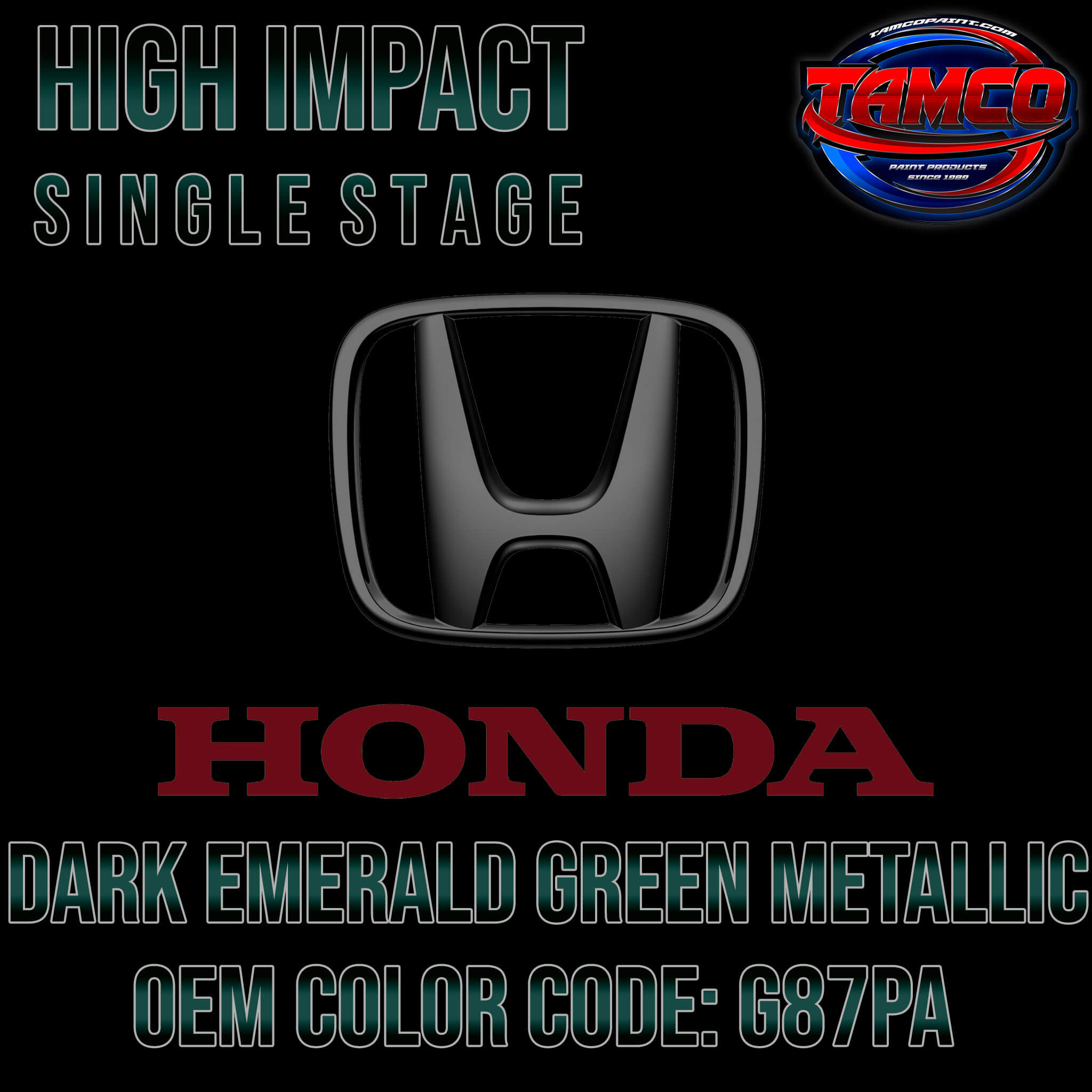 Honda Dark Emerald Green Metallic
