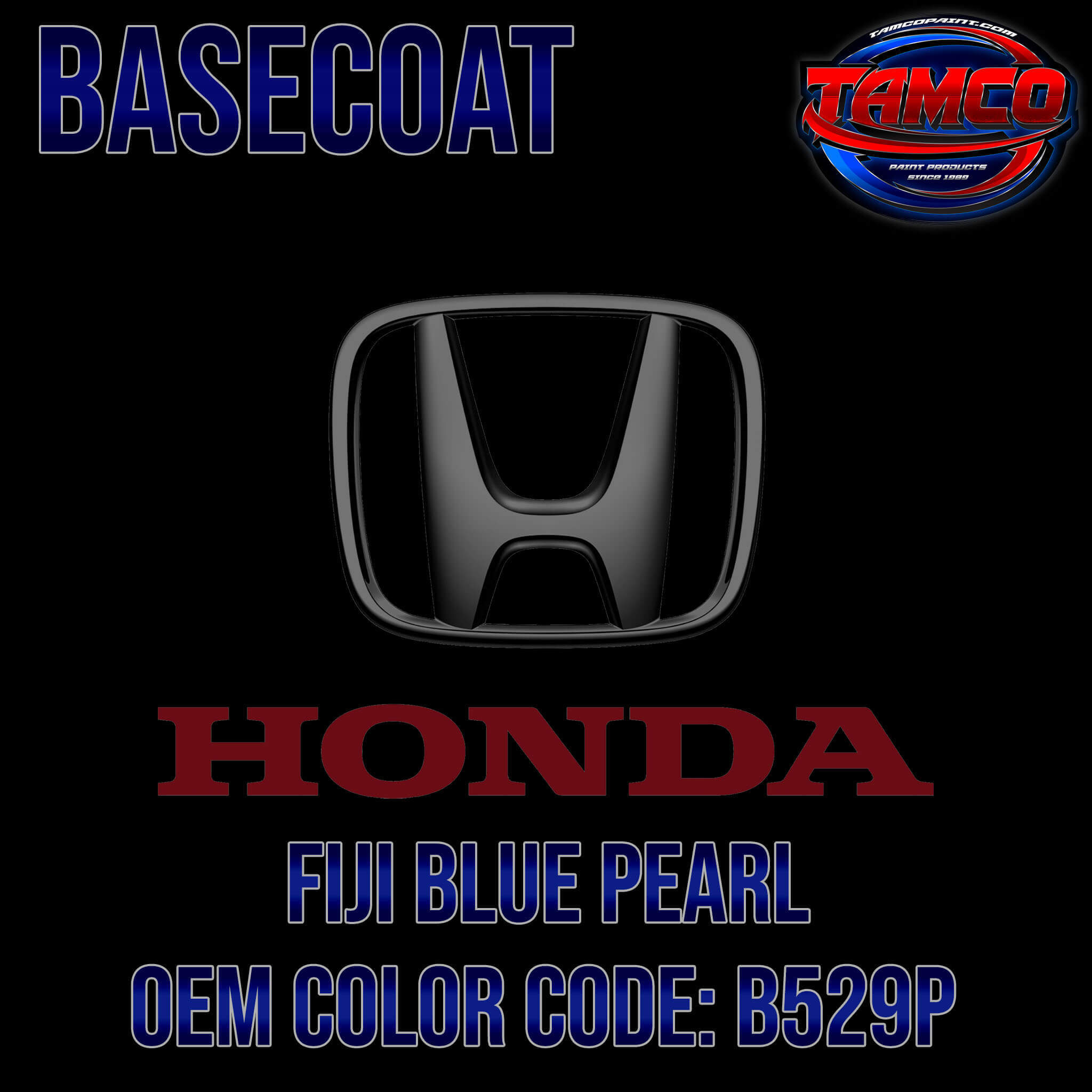 HONDA FIJI BLUE PEARL OEM BASECOAT