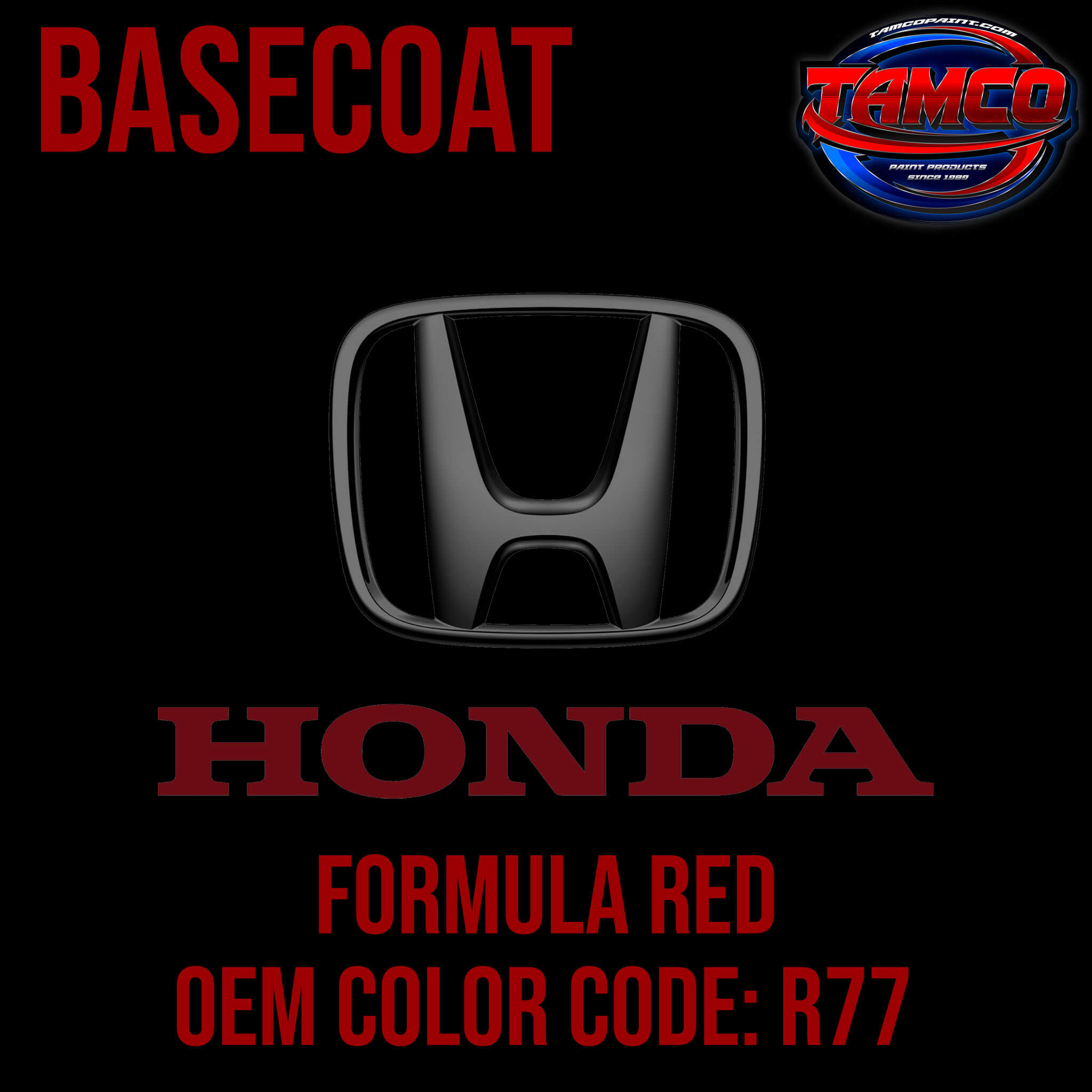 HONDA FORMULA RED OEM BASECOAT