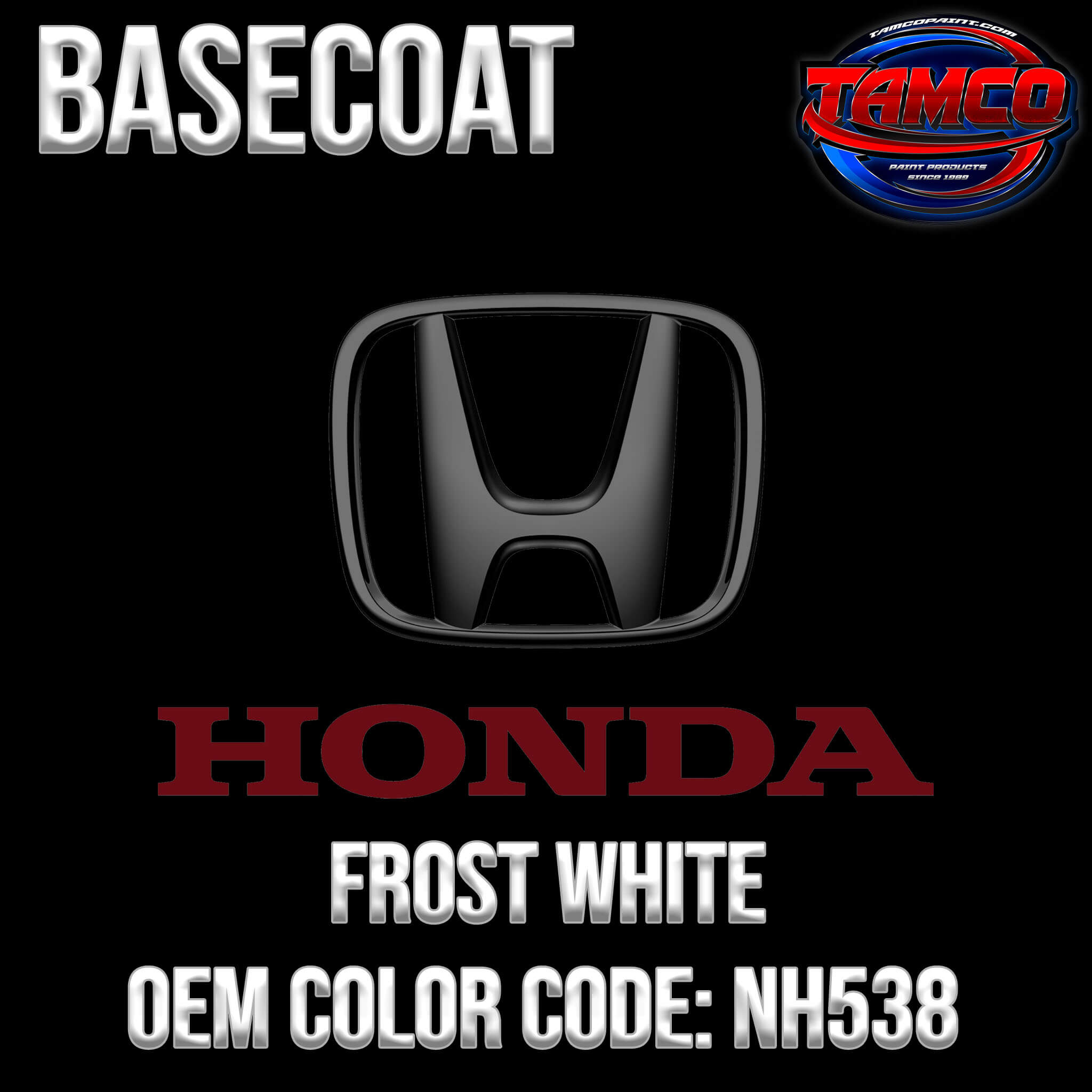 HONDA FROST WHITE OEM BASECOAT