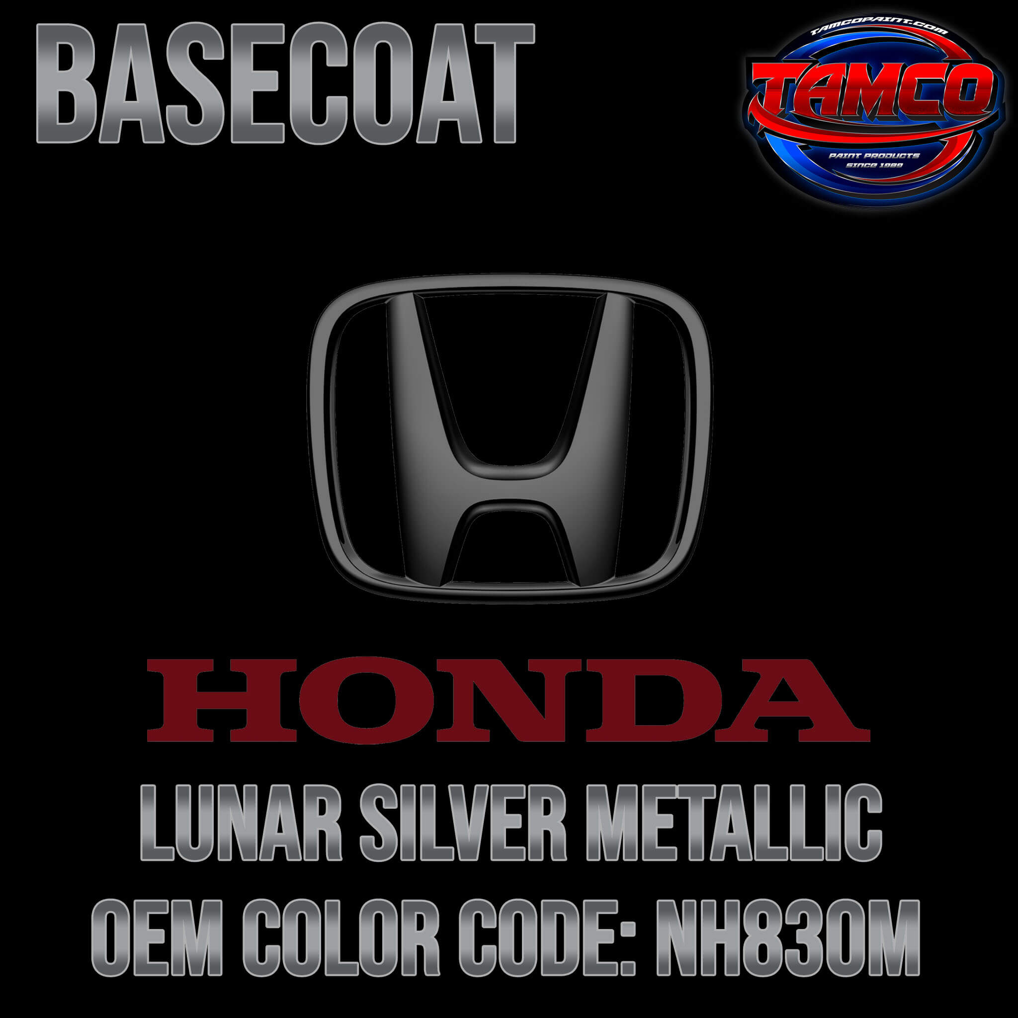 HONDA LUNAR SILVER METALLIC OEM BASECOAT