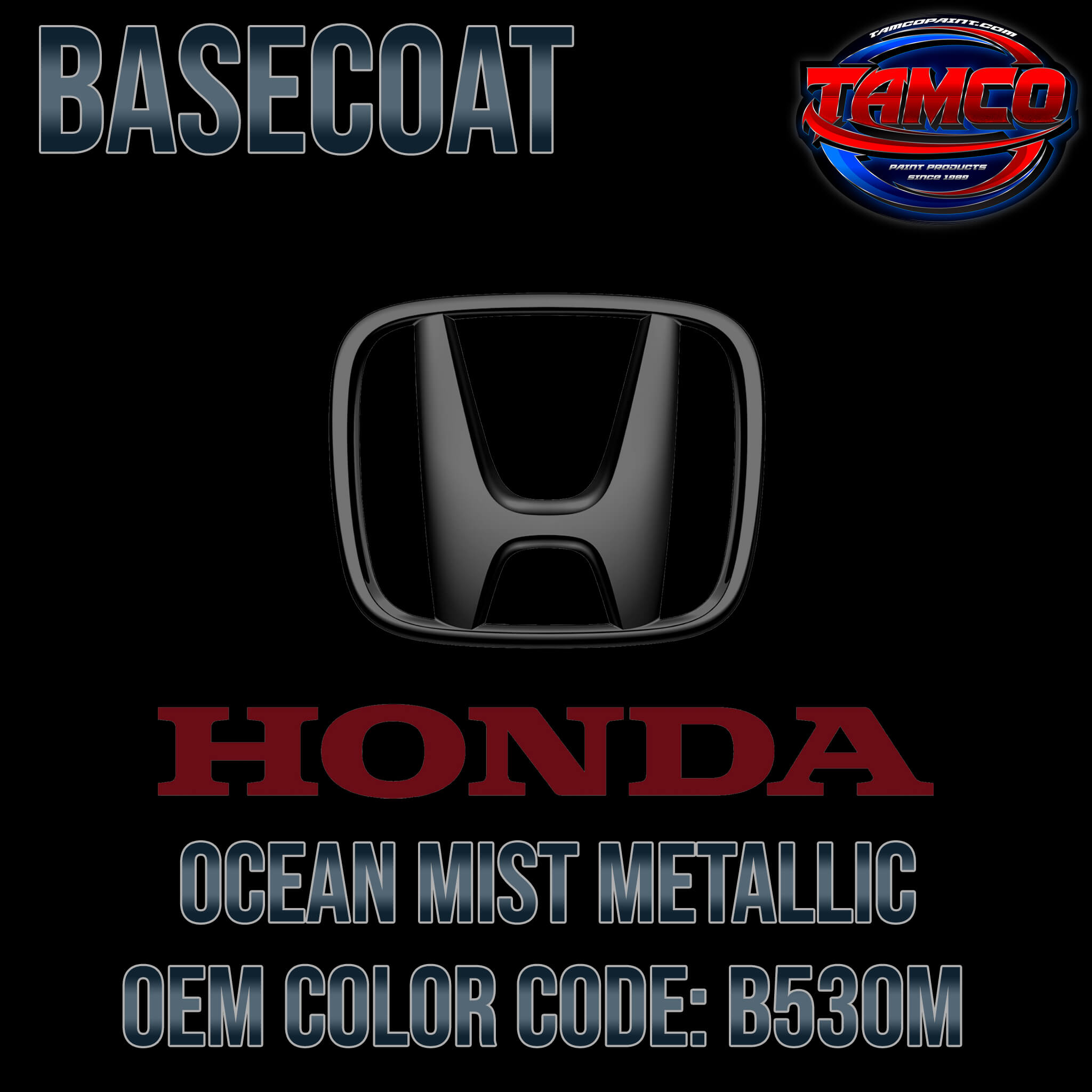 HONDA OCEAN MIST METALLIC OEM BASECOAT