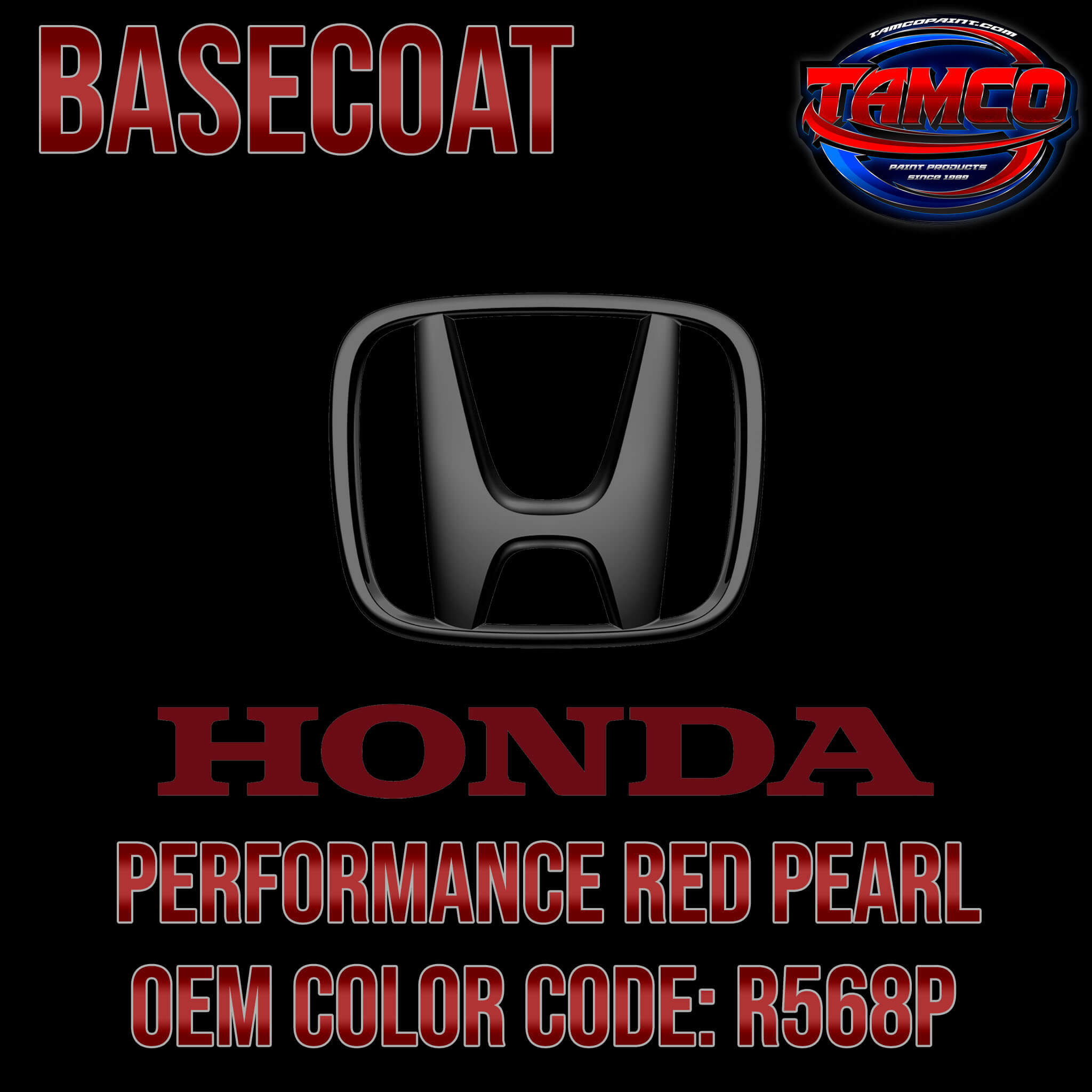 HONDA PERFORMANCE RED PEARL OEM BASECOAT