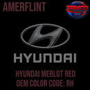 Hyundai Merlot Red OEM Amerflint II Singlestage