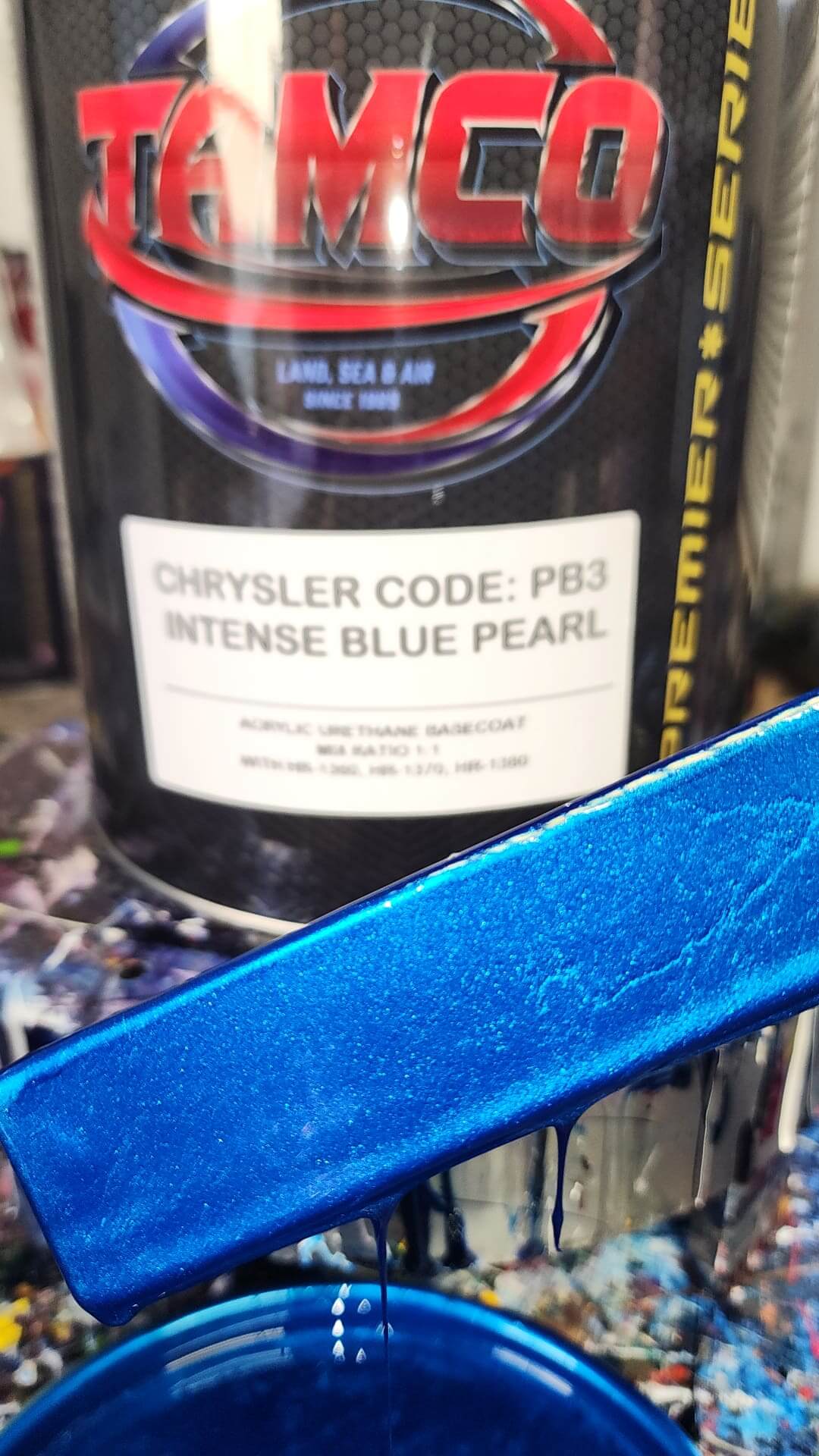 Chrysler Intense Blue Pearl Basecoat