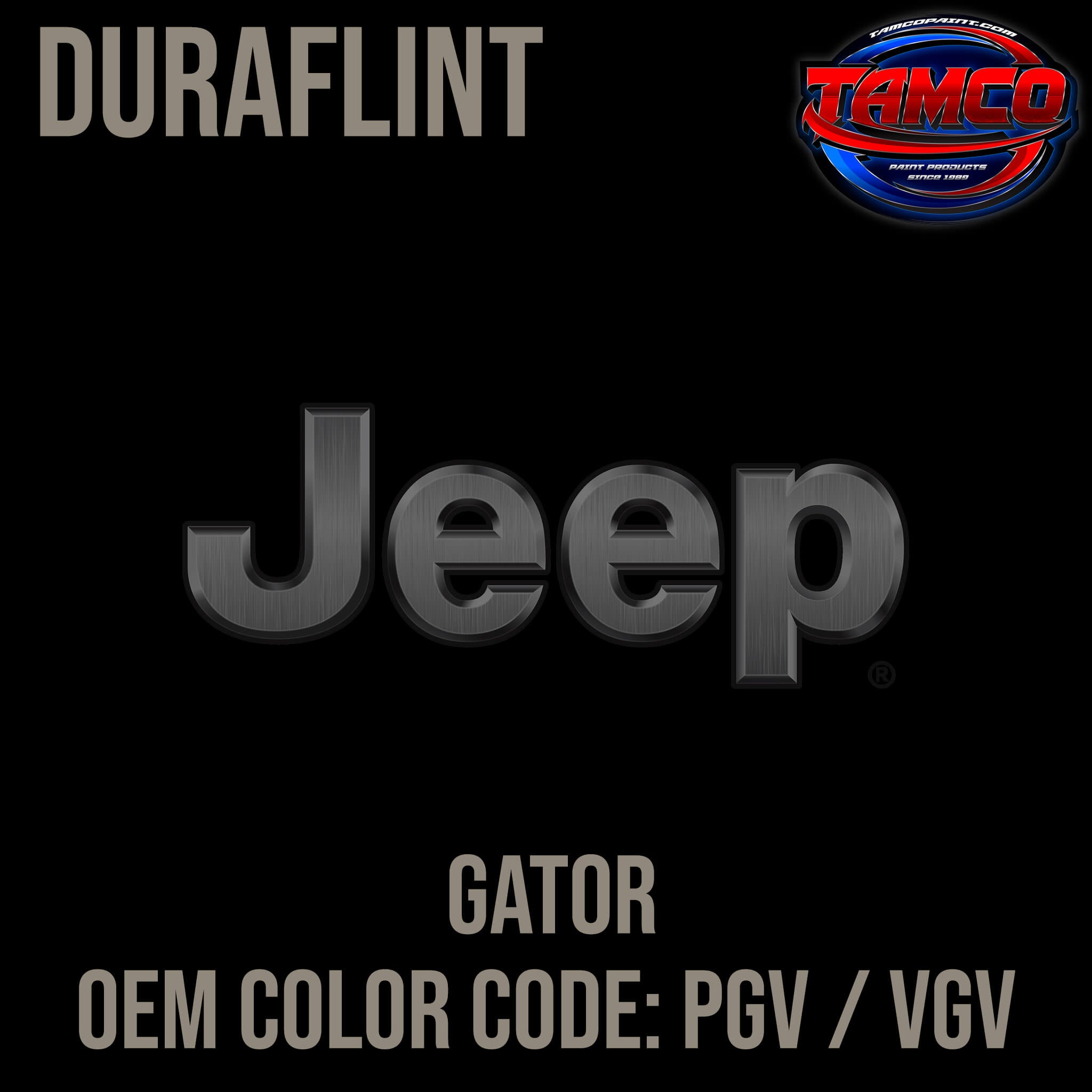 Tamco Paint Jeep Gator Code PGV / VGV OEM Duraflint