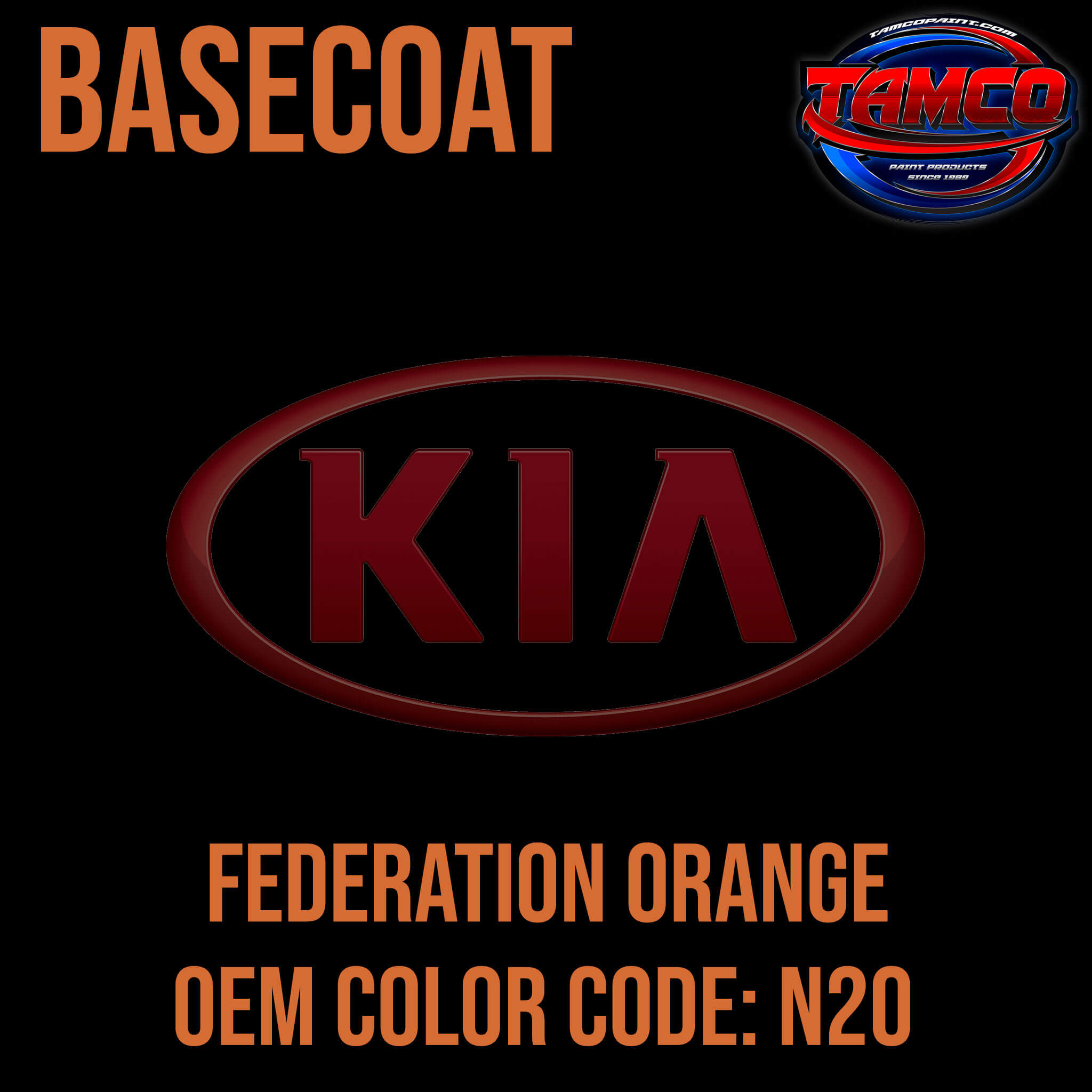 Federation Orange OEM Basecoat