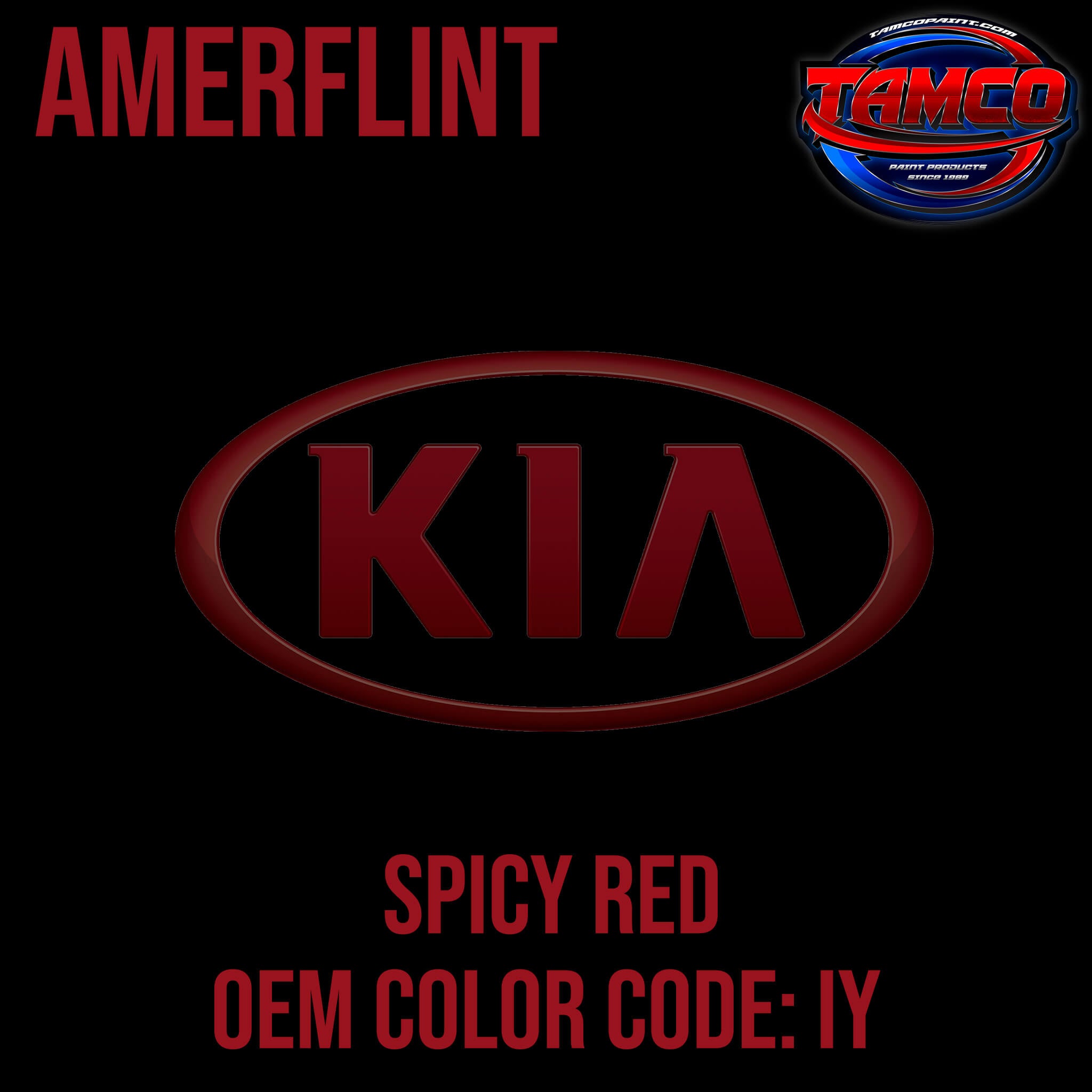 Kia Spicy Red OEM Amerflint II Series Single Stage