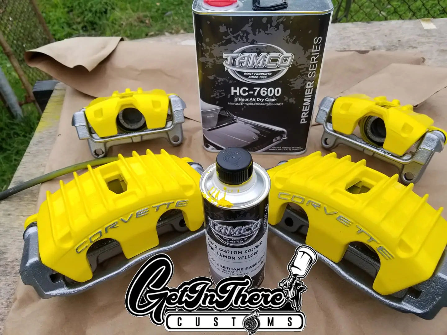 Tamco Paint Tamco Paint | Lemon Yellow | OEM Basecoat on Brake Calipers