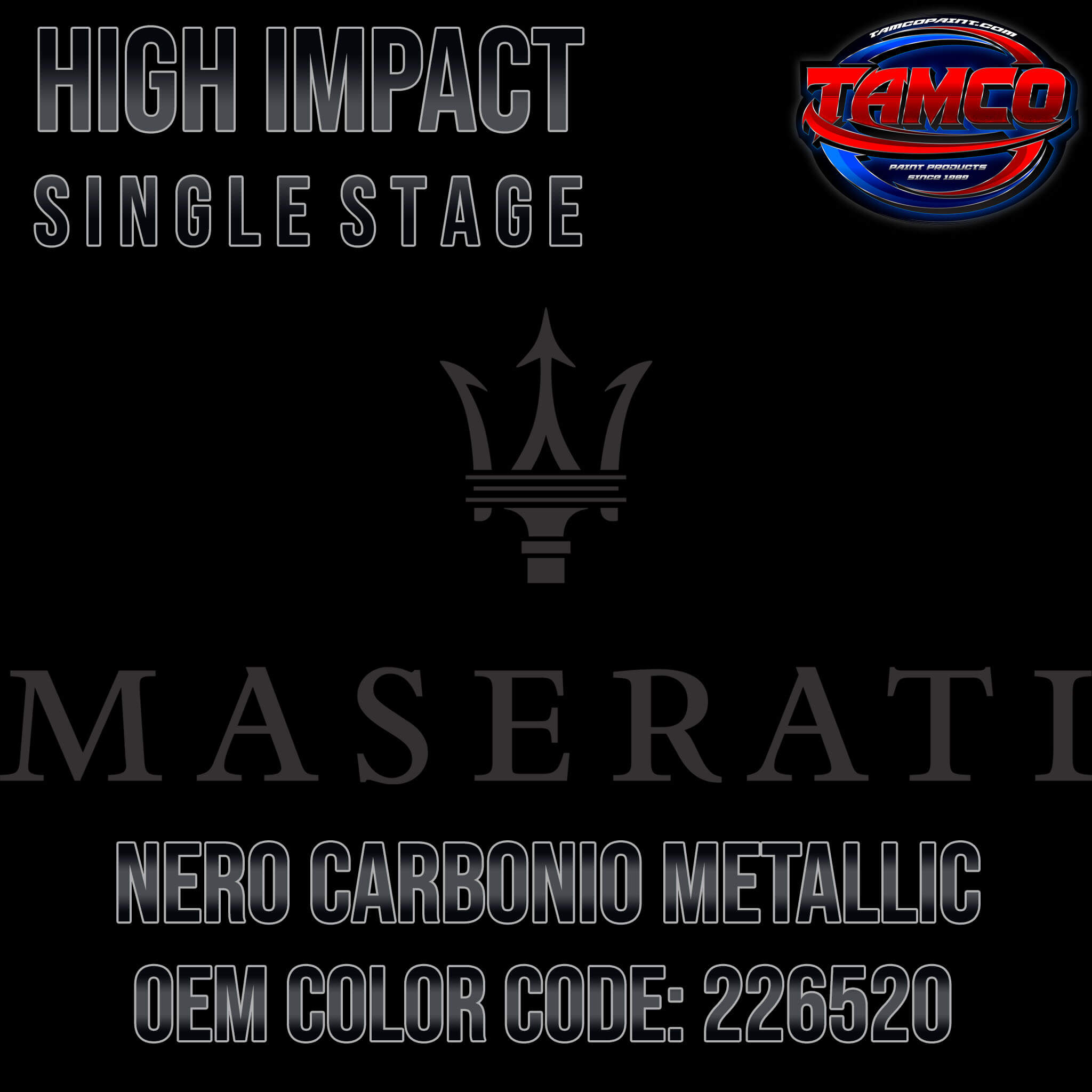 Maserati Nero Carbonio Metallic