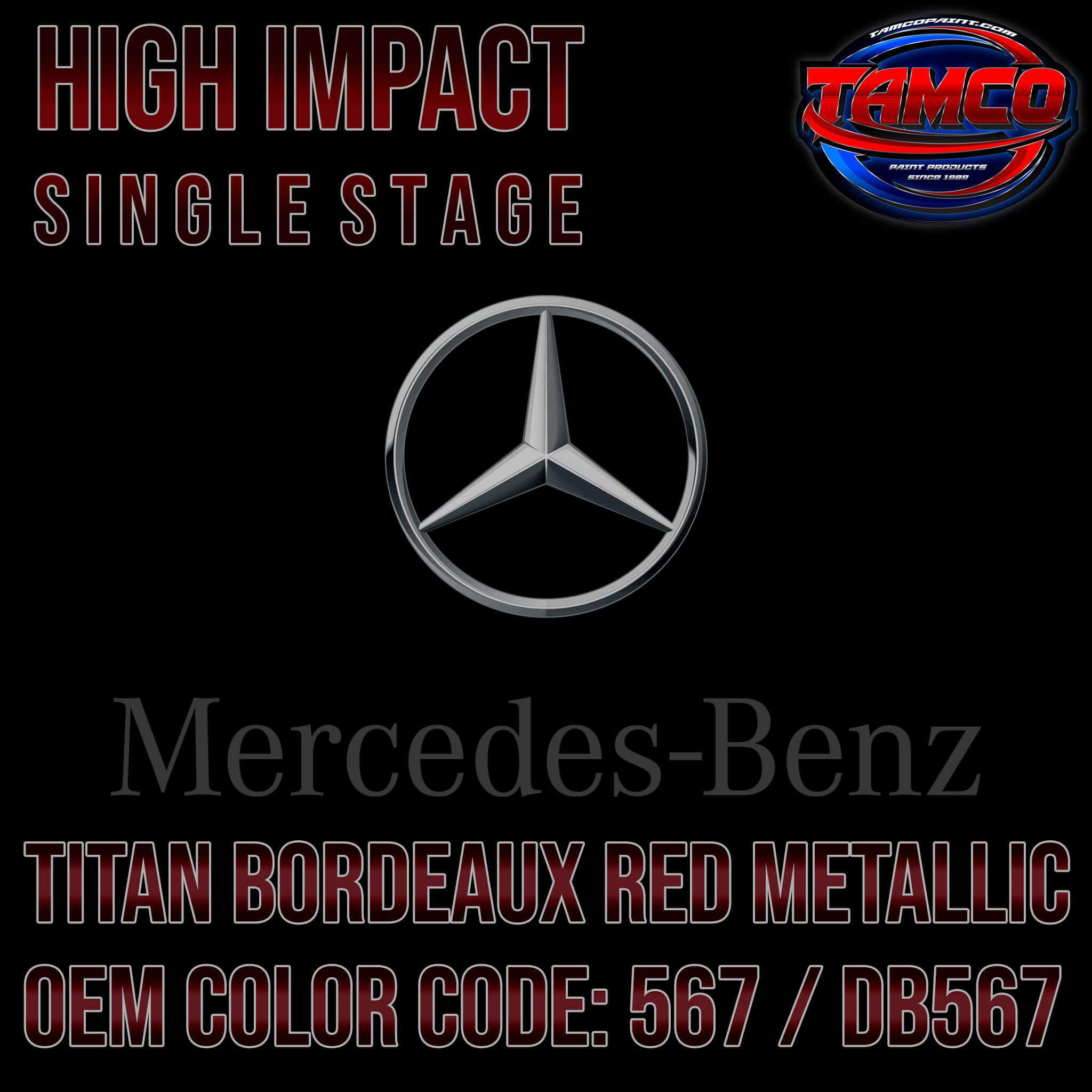 Mercedes Benz Titan Bordeaux Red Metallic