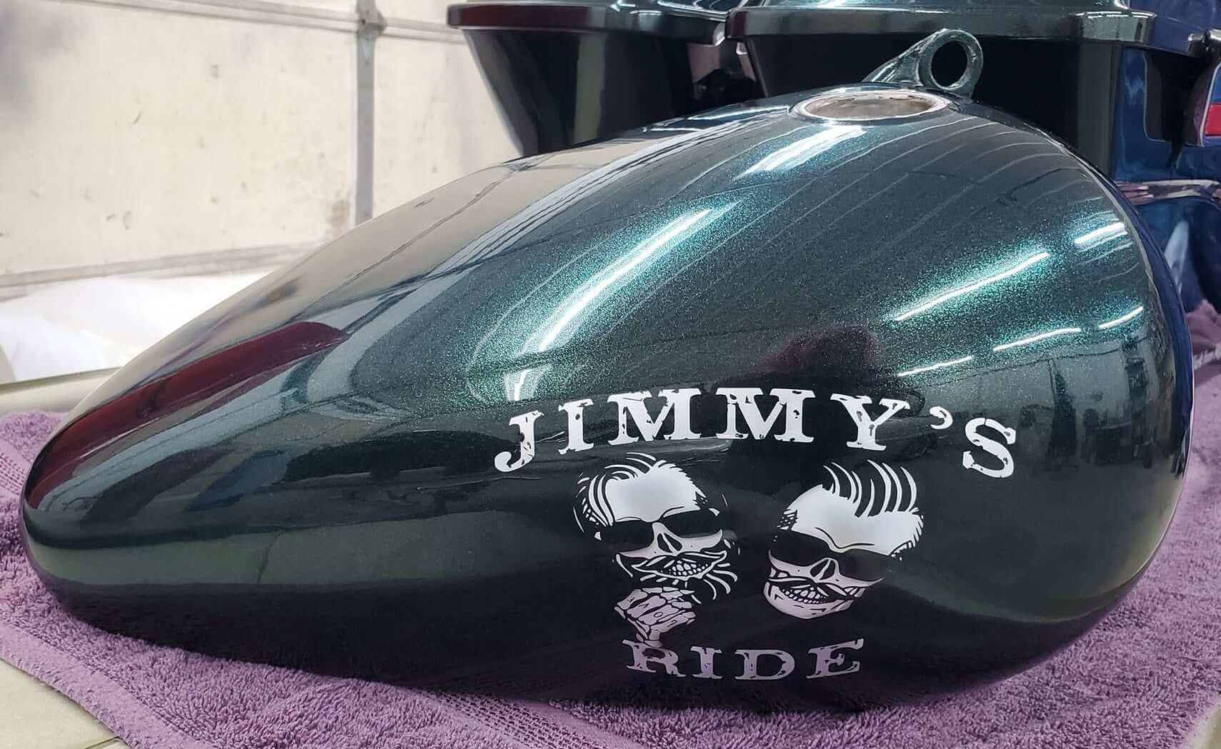 Tamco Paint Murdered Out Black 2.0 on Motorcycle Parts