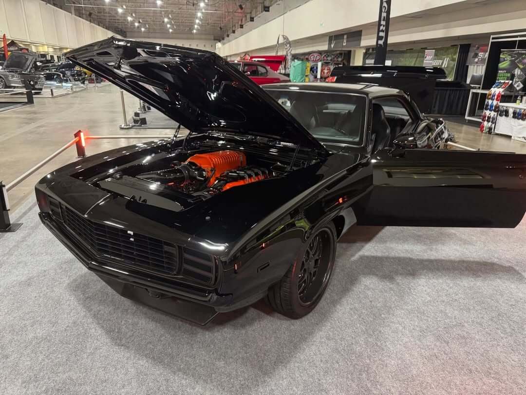 Tamco Paint Murdered Out Black on 1969 Chevrolet Camaro