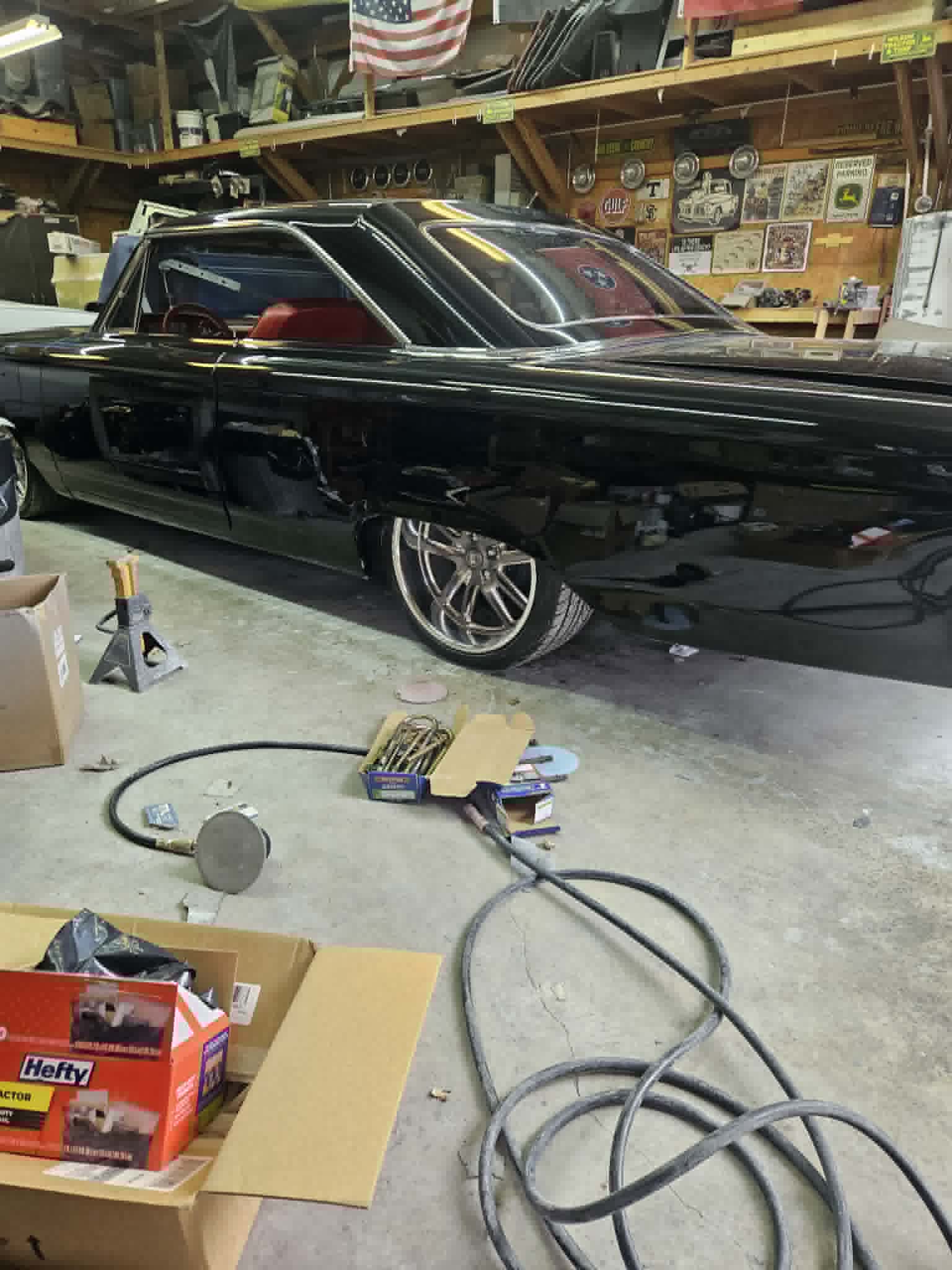 Tamco Paint Murdered Out Black 2.0 on 1963 Ford Galaxie 500