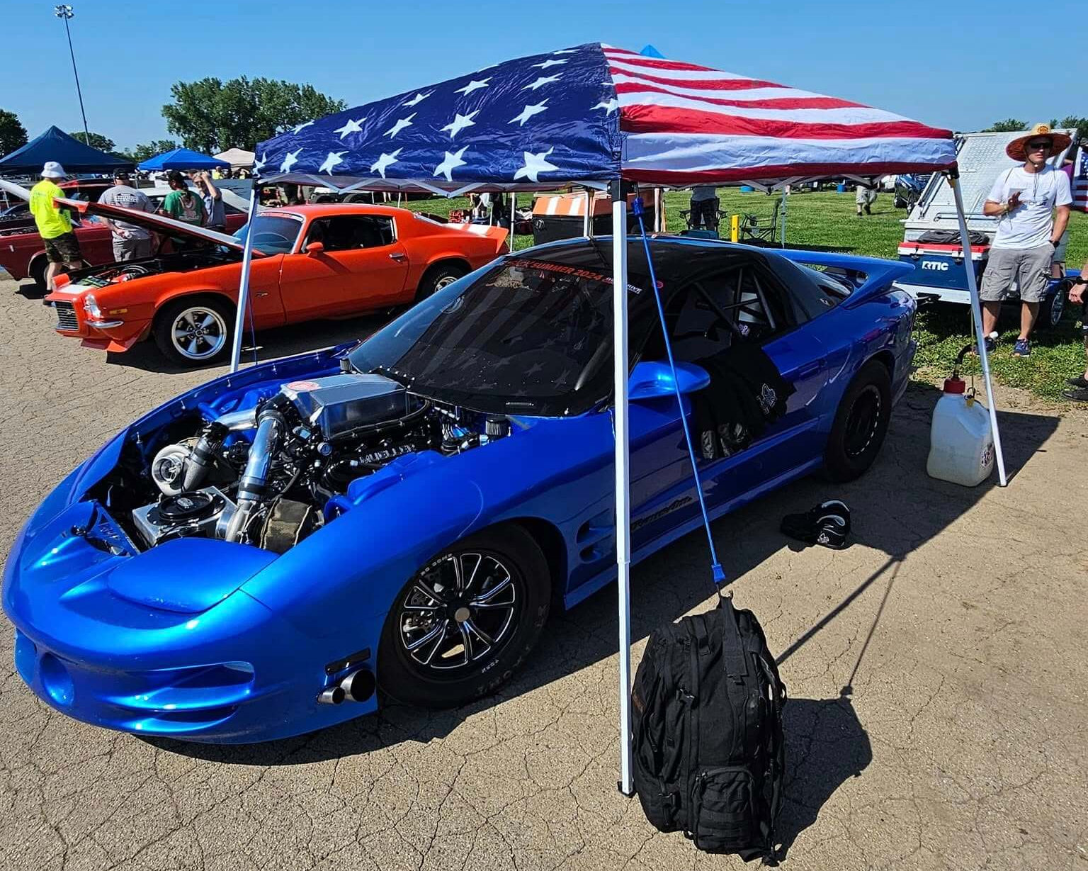 Tamco Paint My Boy Blue on Pontiac Firebird Trans Am