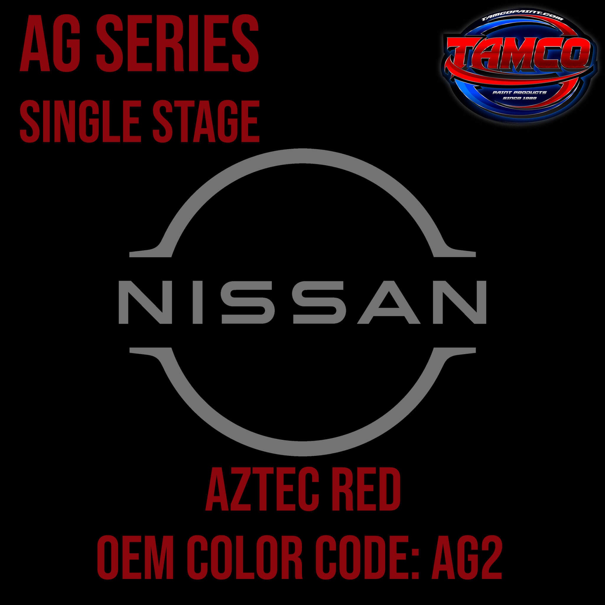 AZTEC RED 1989年 Nissan Aztec Red | AG2 | 1988-2005 | OEM AG Series Single Stage