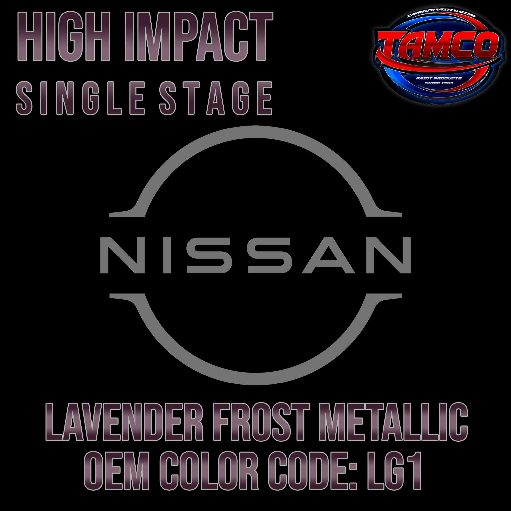 Nissan Lavender Frost Metallic | LG1 | 1988-1989 | OEM High Impact Sin