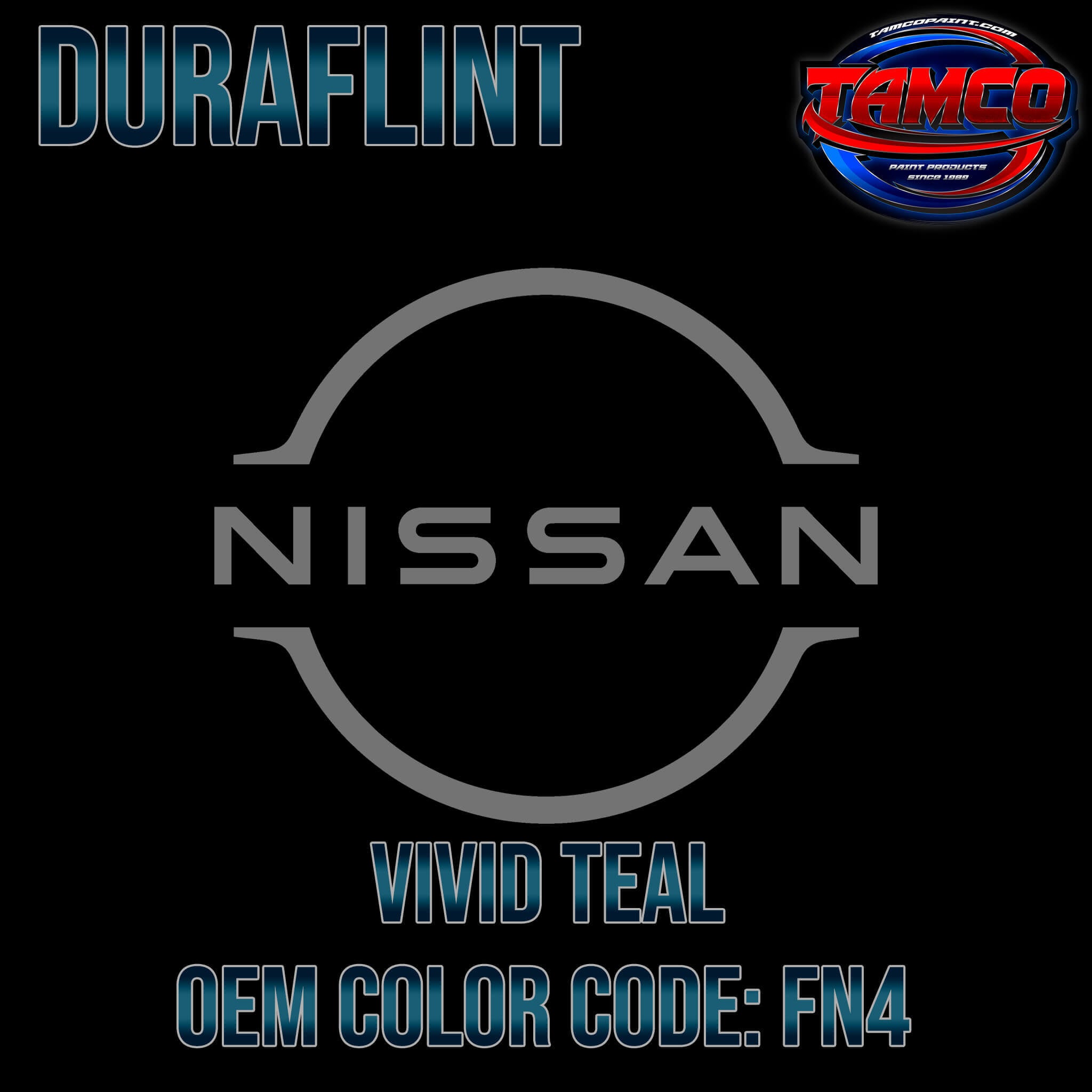 Vivid Teal Code FN4 OEM Duraflint